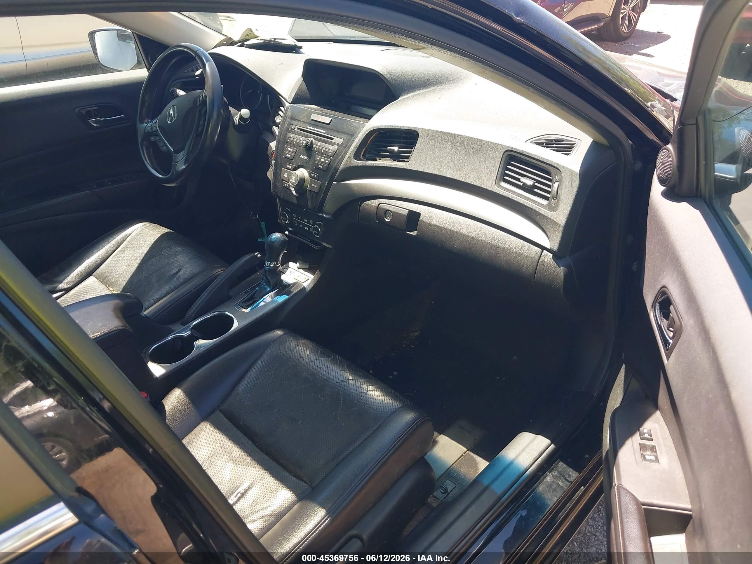 2015 Acura Ilx 2.0l Black vin: 19VDE1F35FE003575