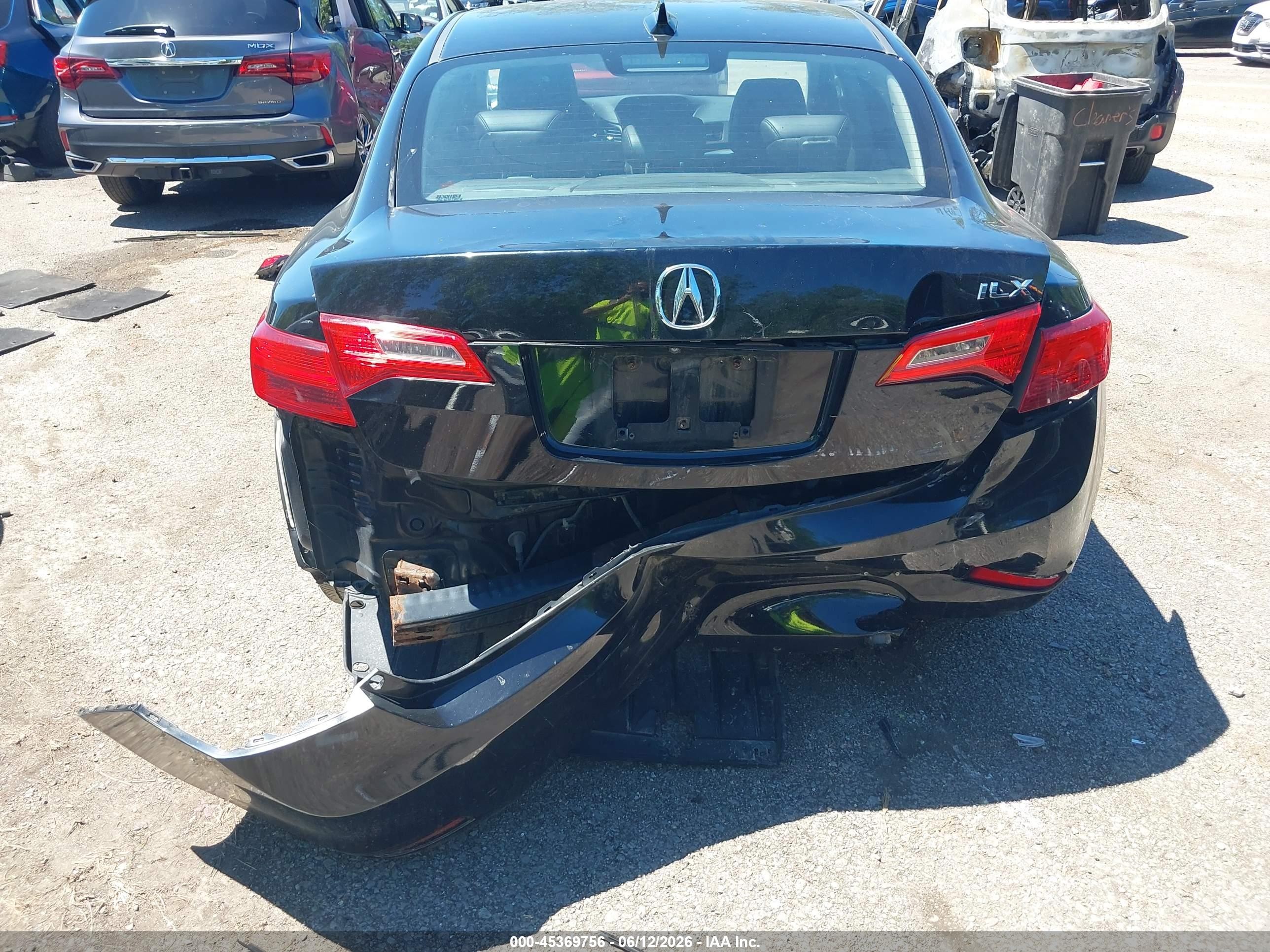 2015 Acura Ilx 2.0l Black vin: 19VDE1F35FE003575