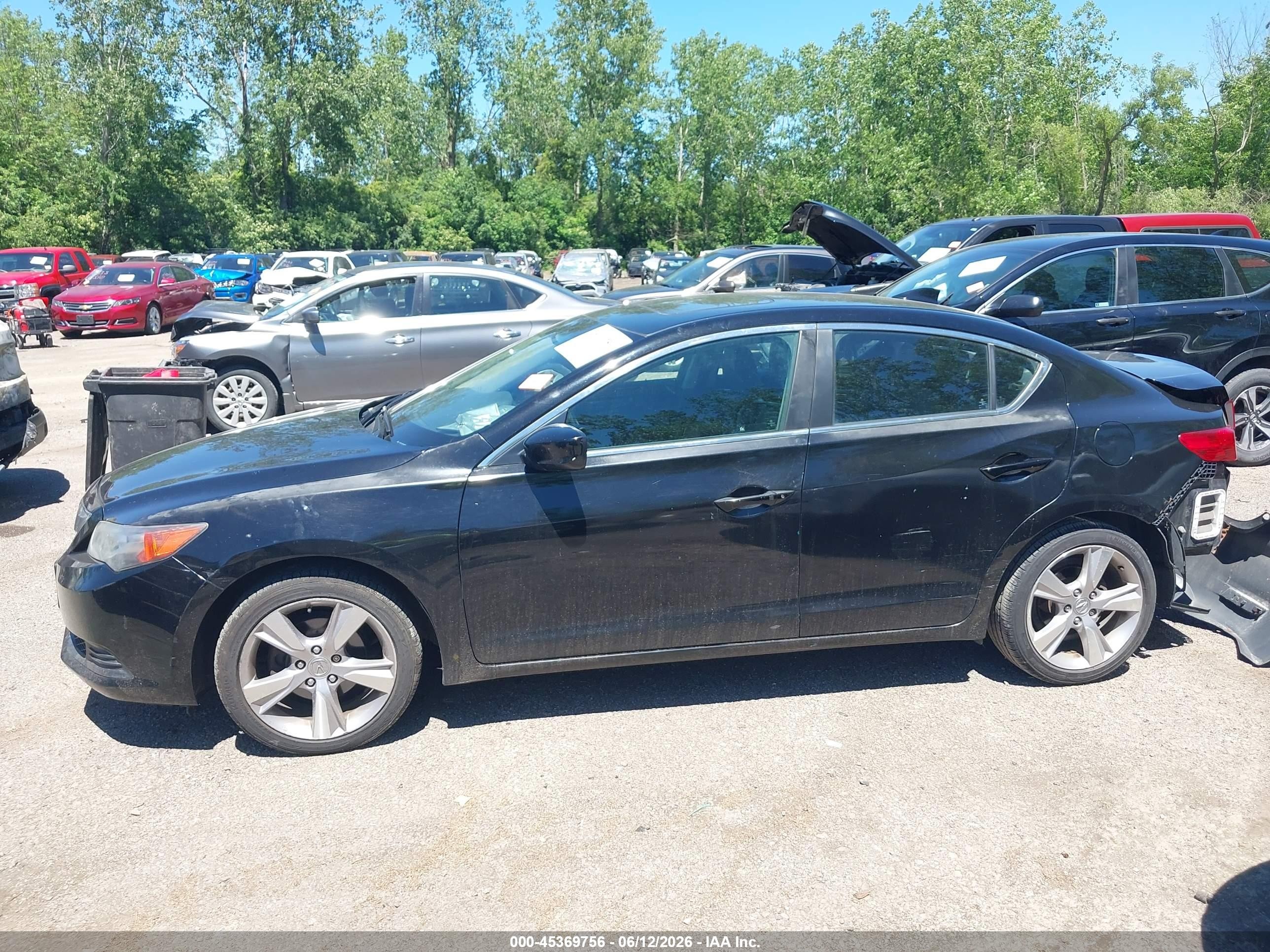 2015 Acura Ilx 2.0l Black vin: 19VDE1F35FE003575