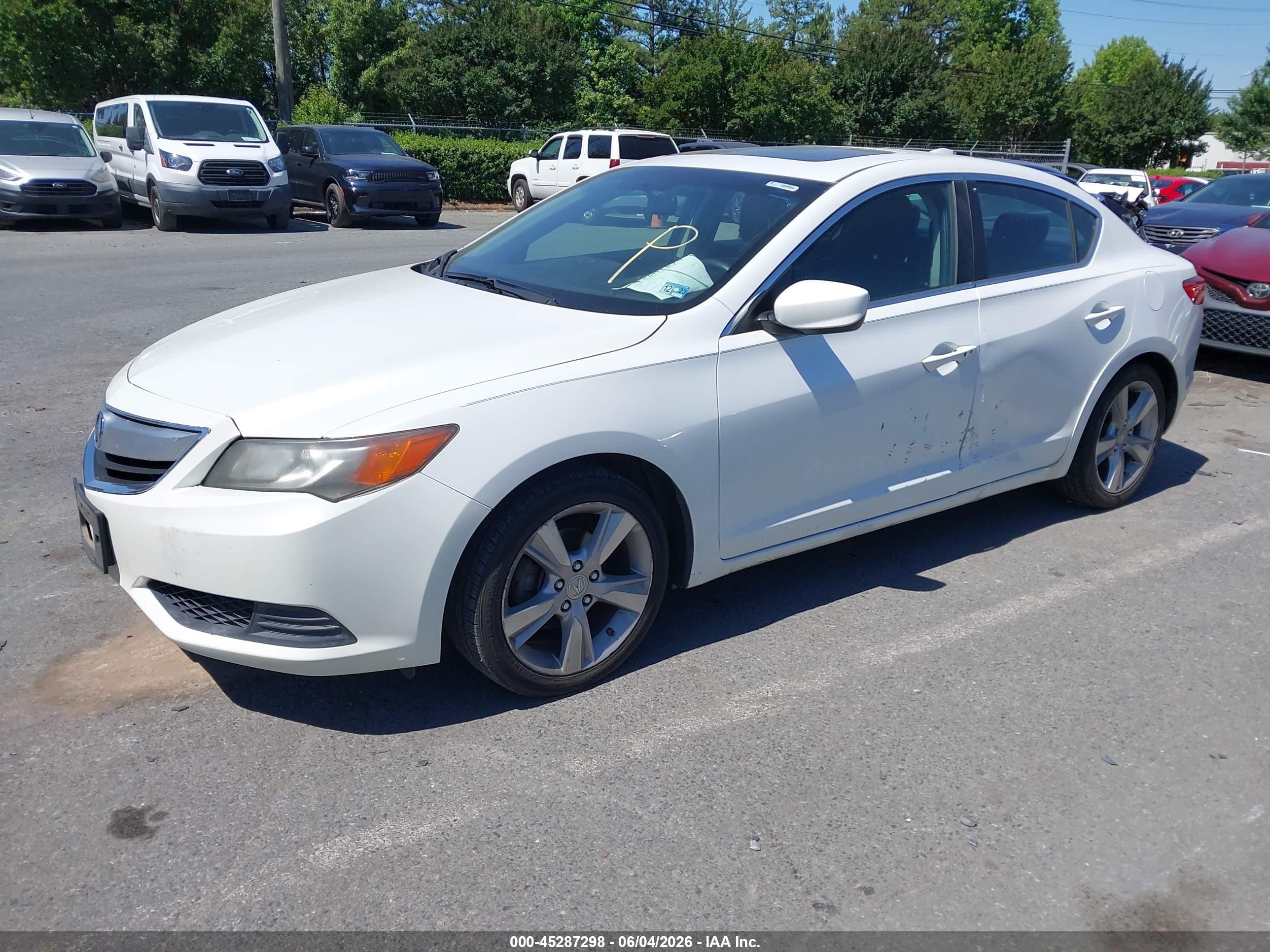 2015 Acura Ilx 2.0l White vin: 19VDE1F35FE006931