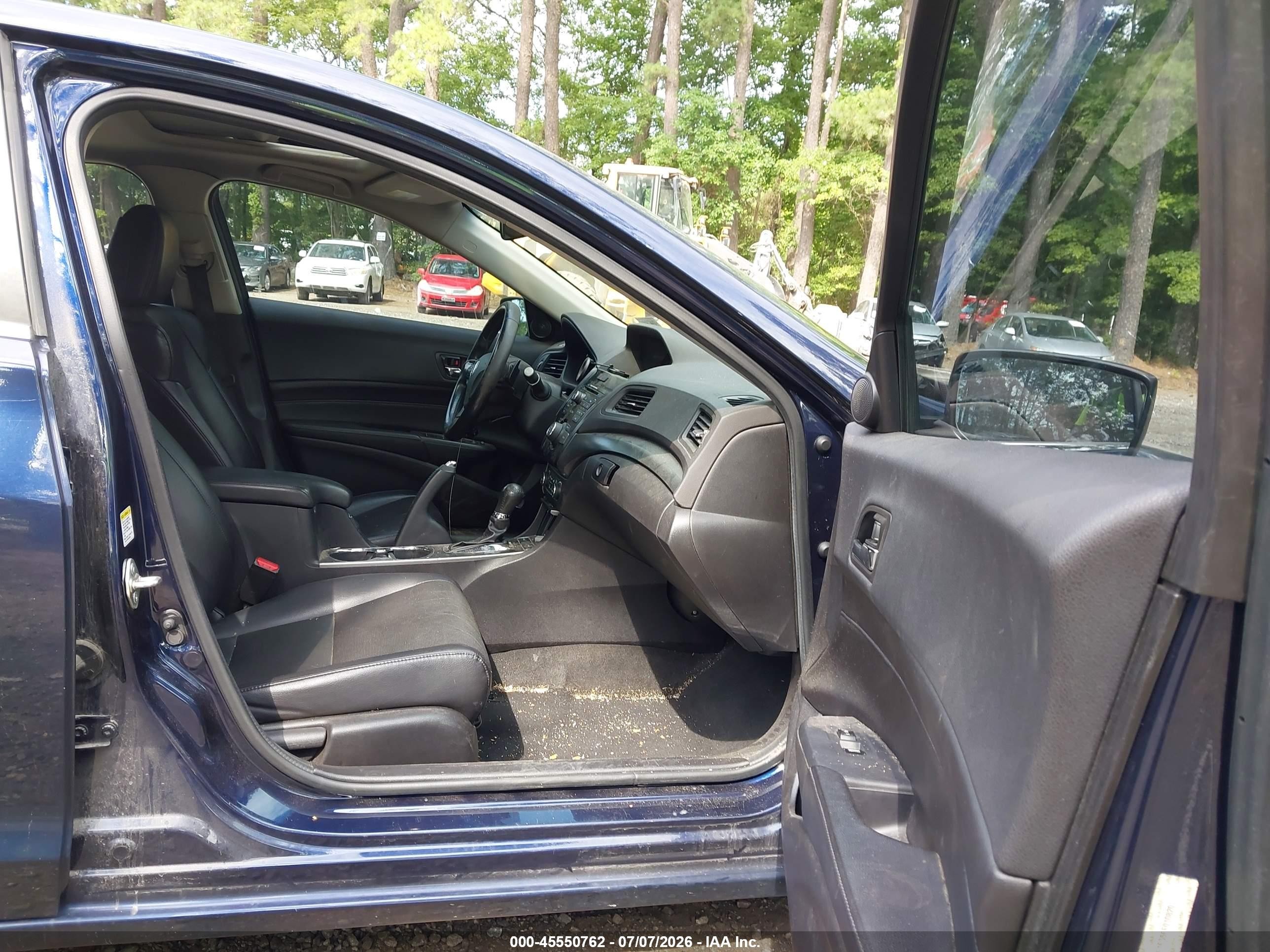 2015 Acura Ilx 2.0l Dark Blue vin: 19VDE1F35FE010820