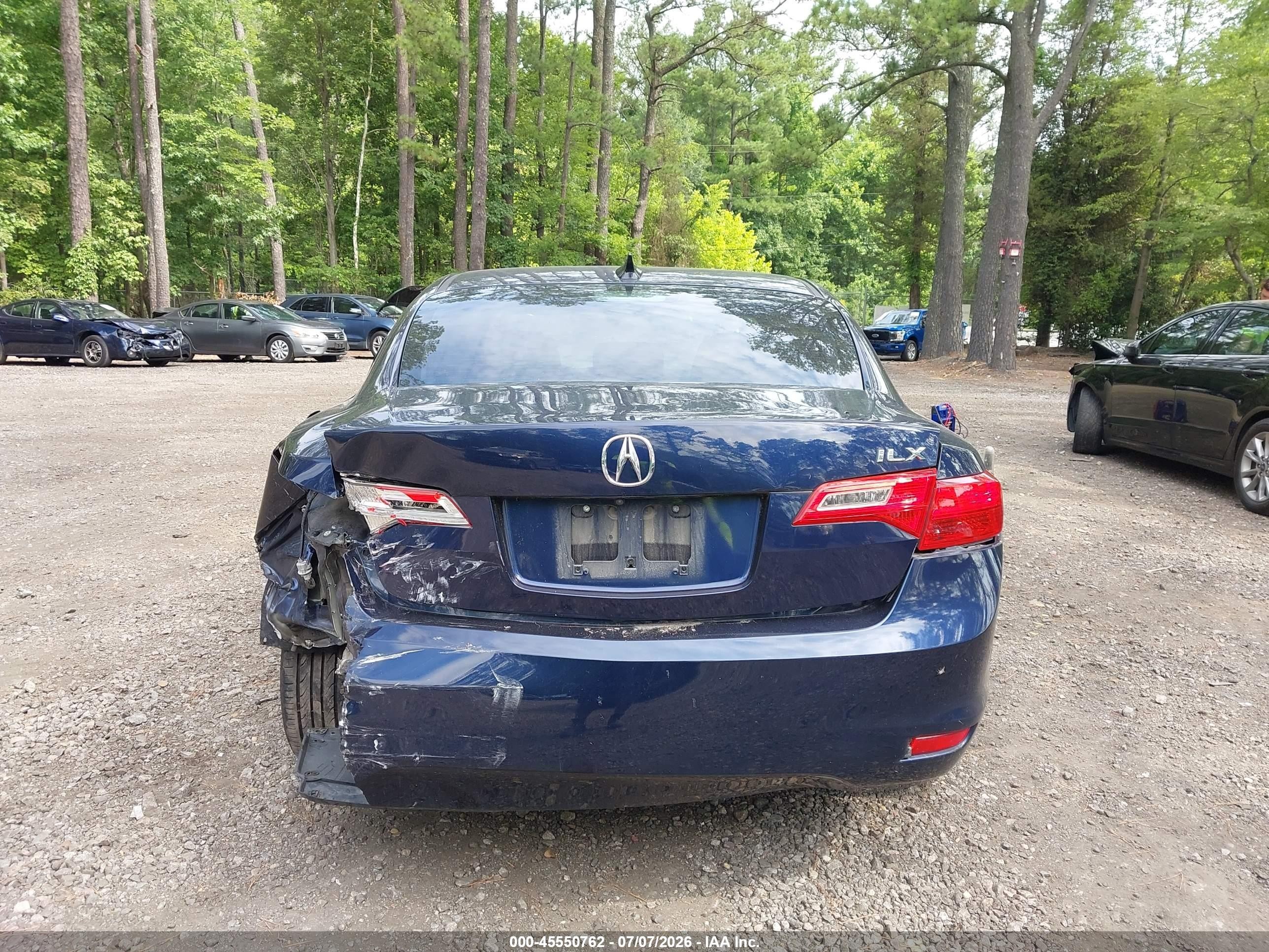 2015 Acura Ilx 2.0l Dark Blue vin: 19VDE1F35FE010820