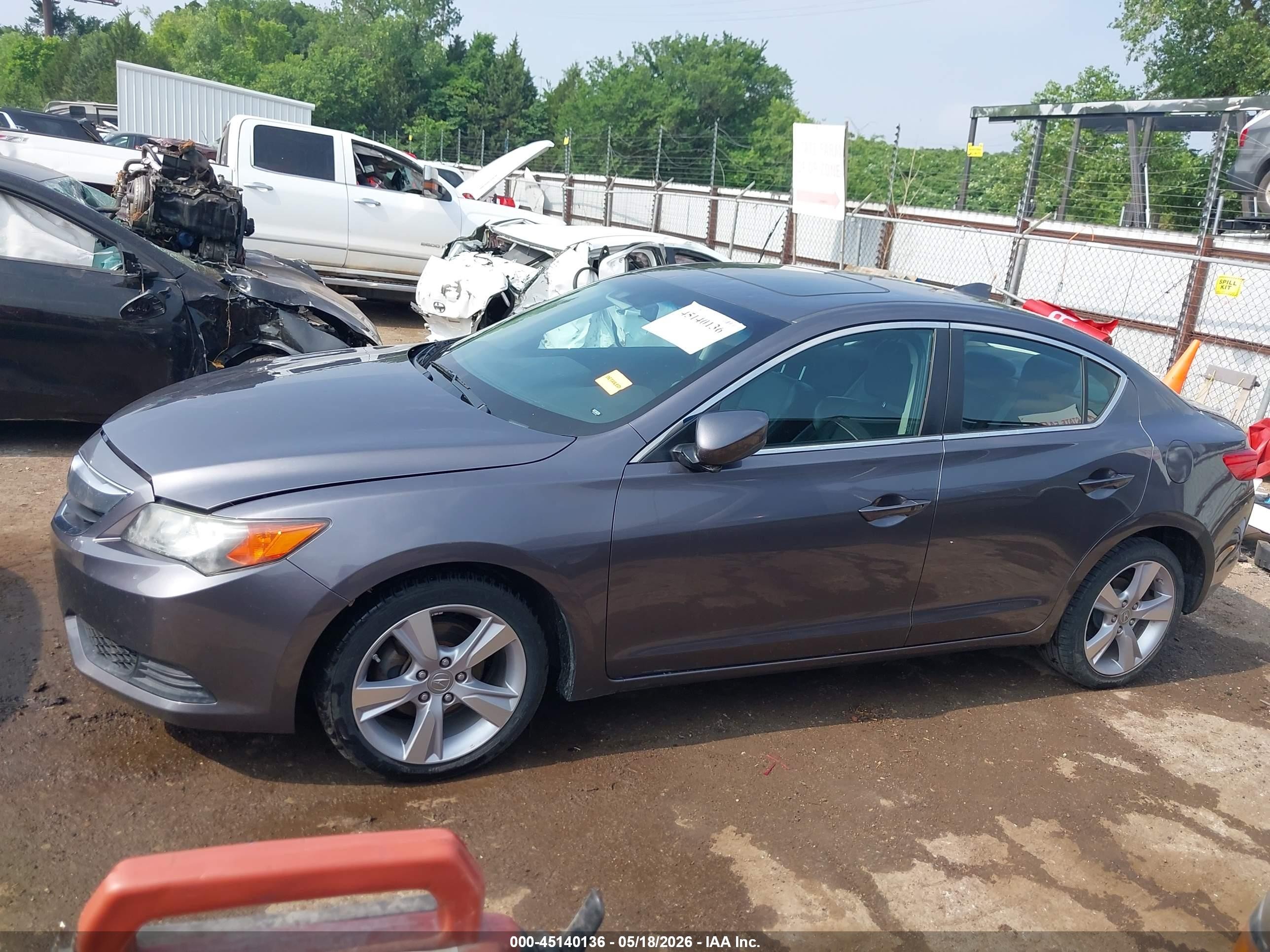 2015 Acura Ilx 2.0l Gray vin: 19VDE1F36FE000376