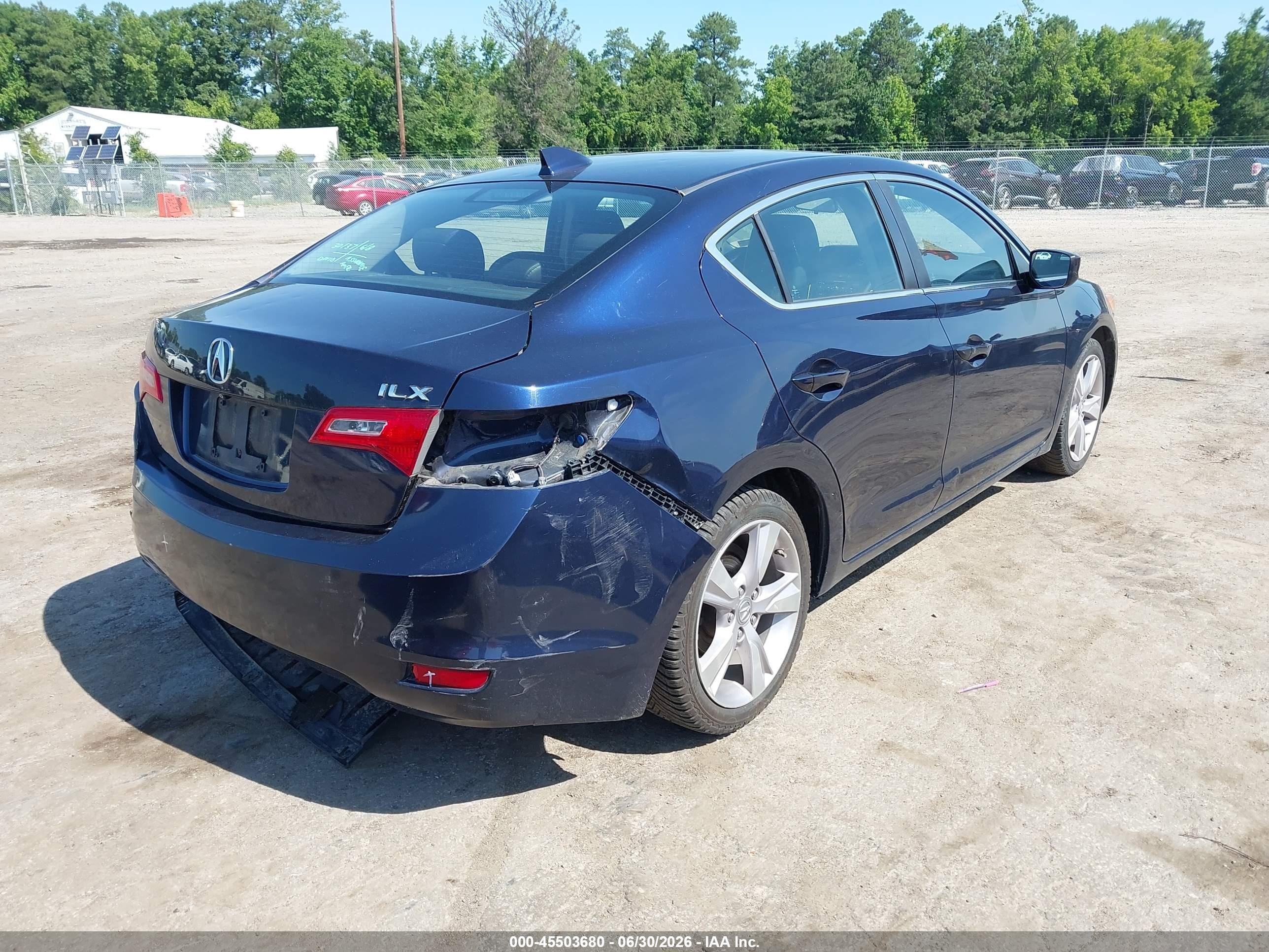 2015 Acura Ilx 2.0l Blue vin: 19VDE1F37FE008194