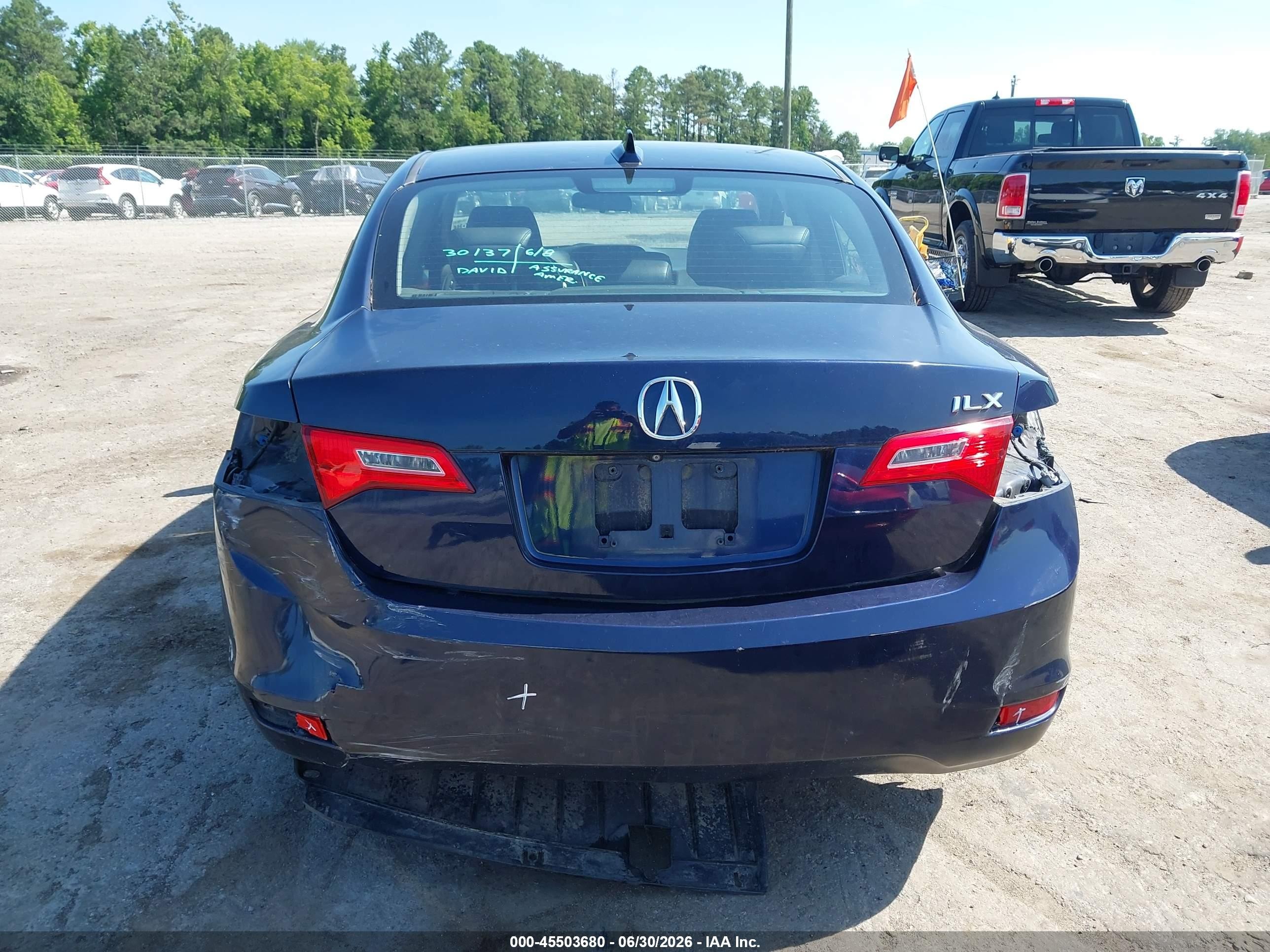 2015 Acura Ilx 2.0l Blue vin: 19VDE1F37FE008194