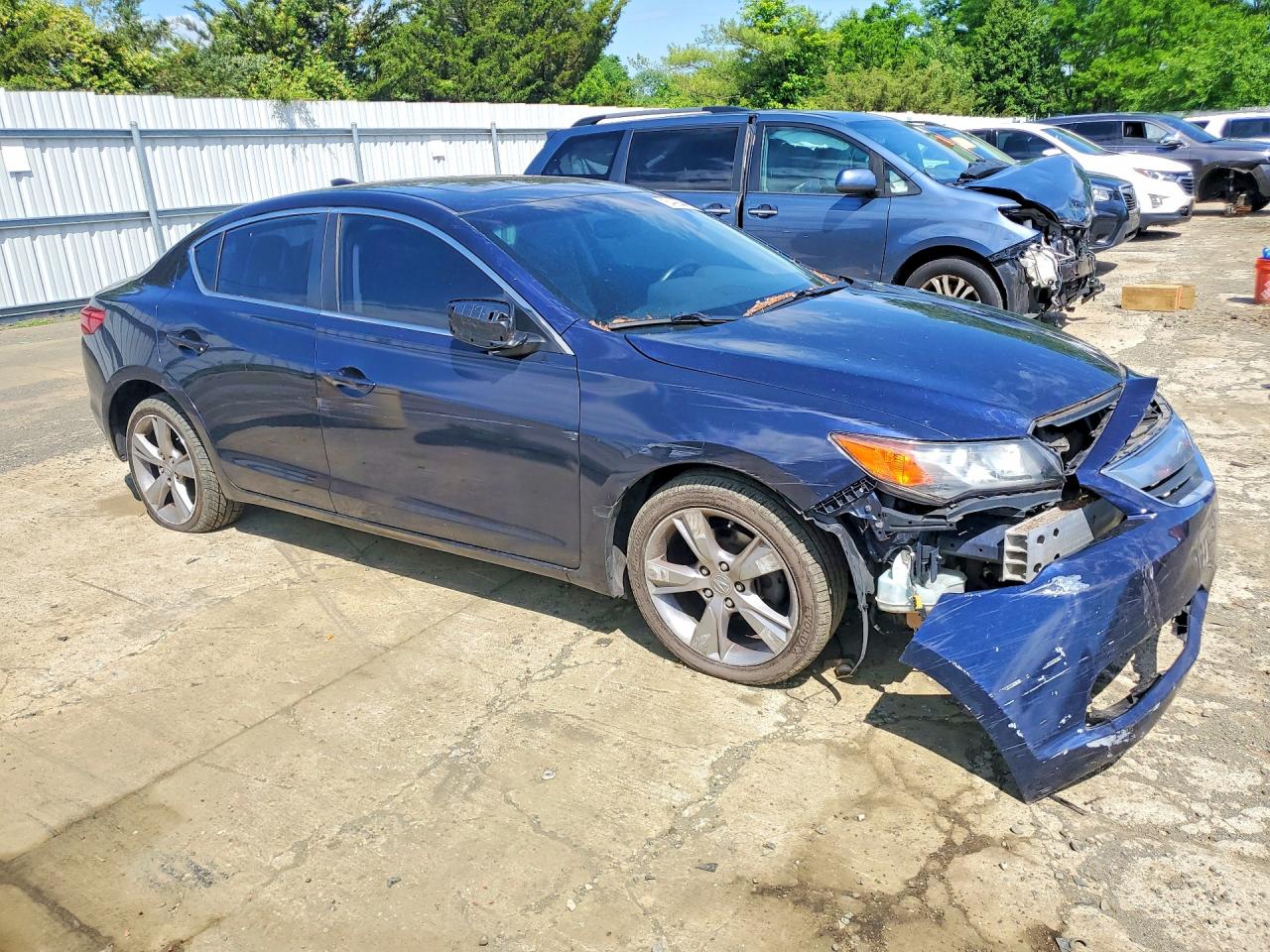 2014 Acura Ilx 20 Blue vin: 19VDE1F38EE008252