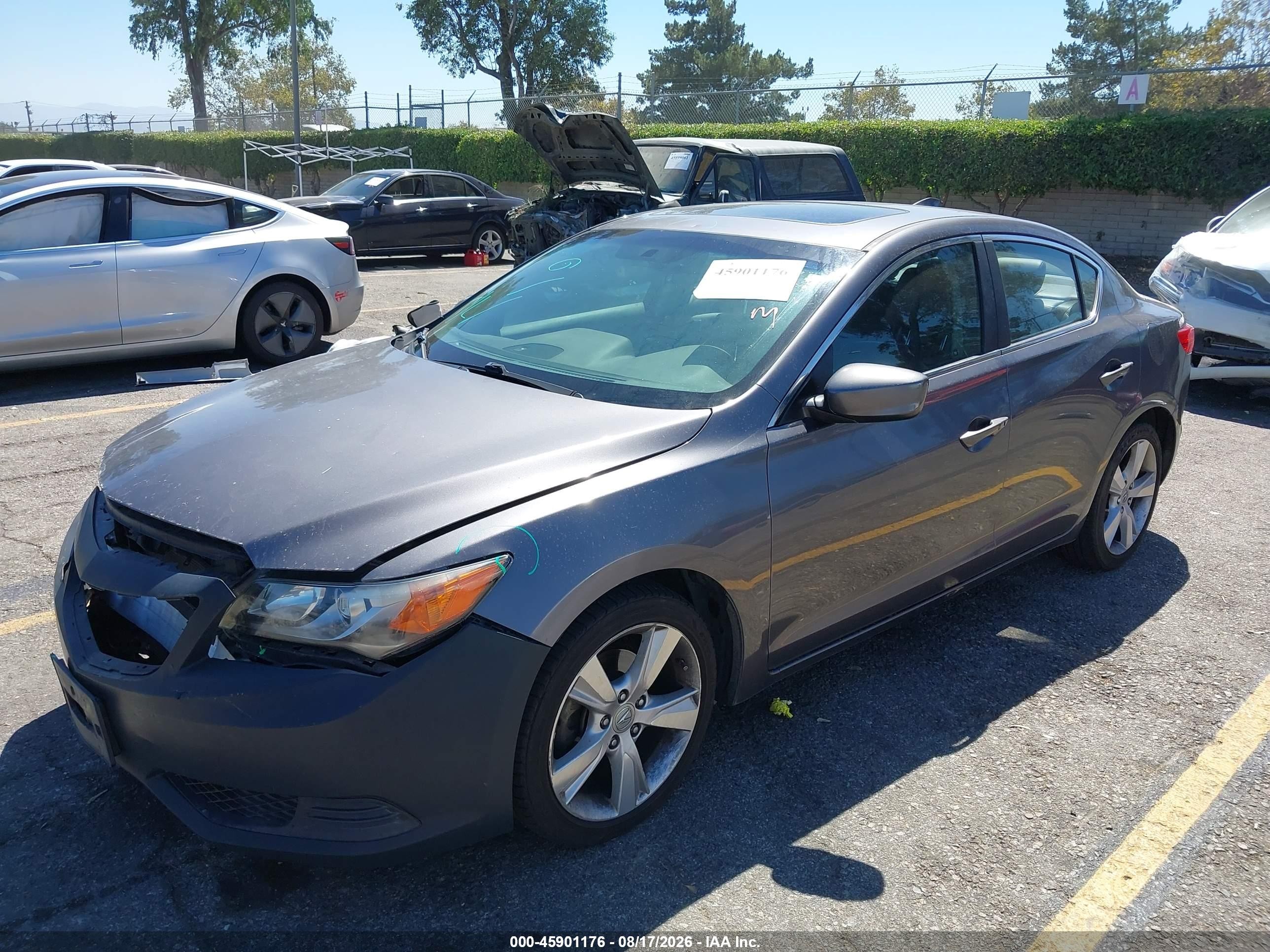2015 Acura Ilx 2.0l Gray vin: 19VDE1F38FE006745