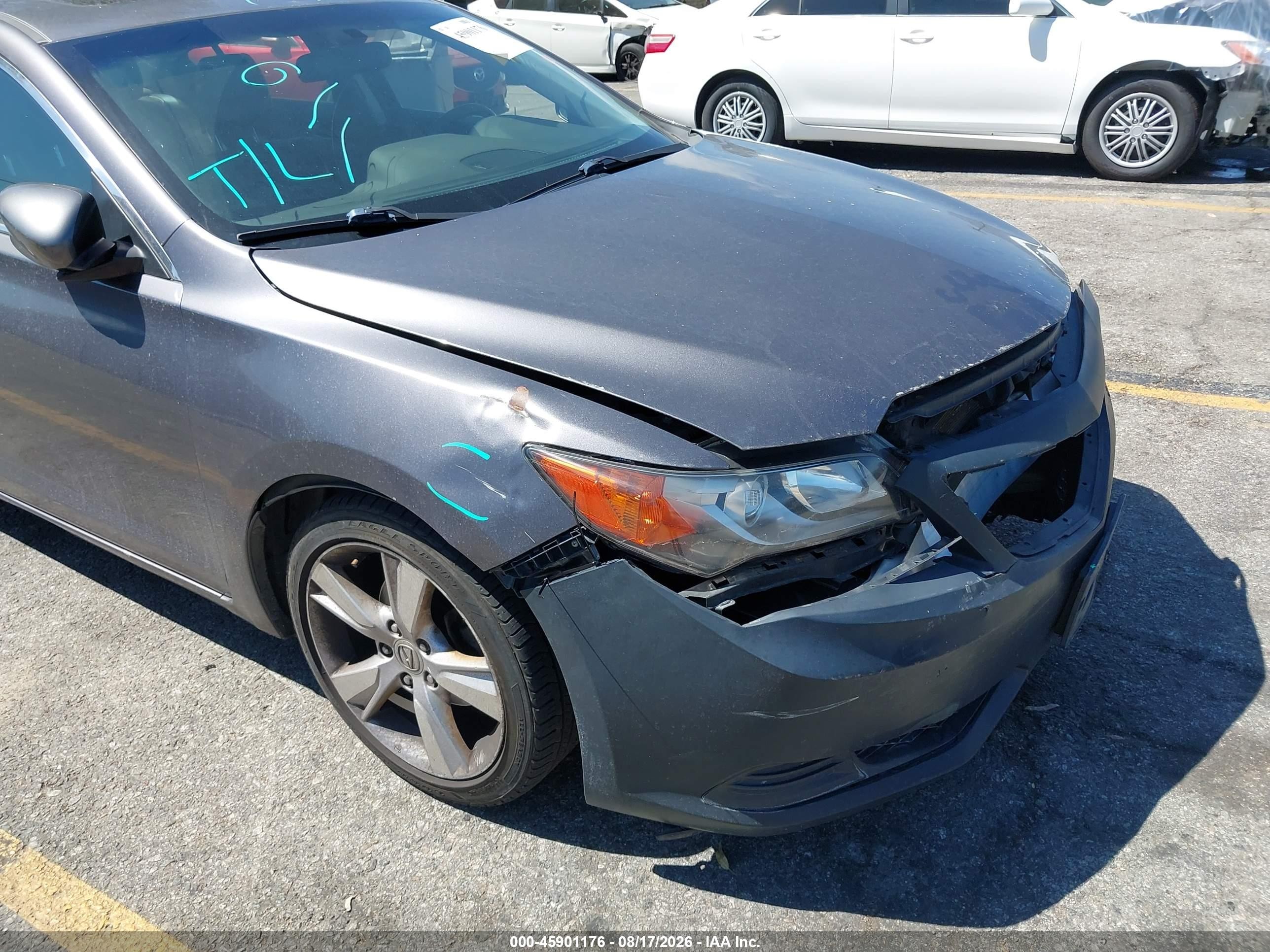 2015 Acura Ilx 2.0l Gray vin: 19VDE1F38FE006745