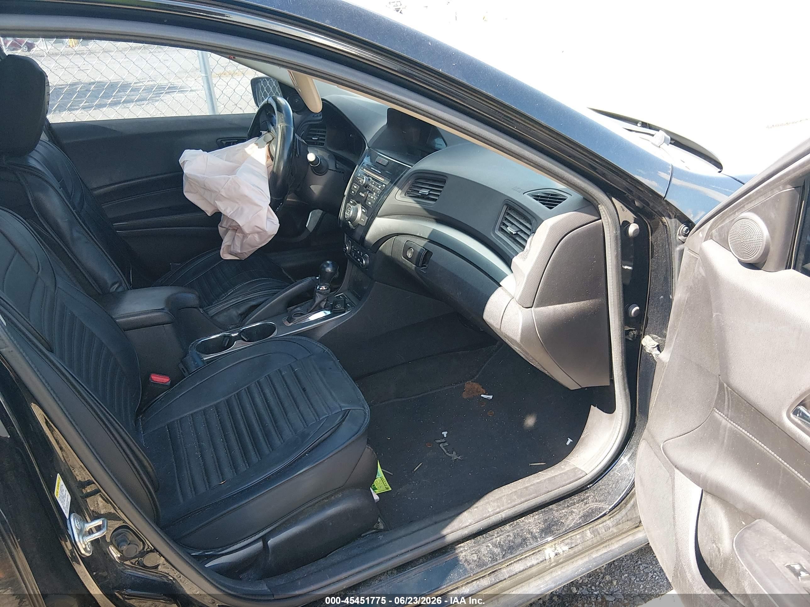 2015 Acura Ilx 2.0l Black vin: 19VDE1F38FE010293