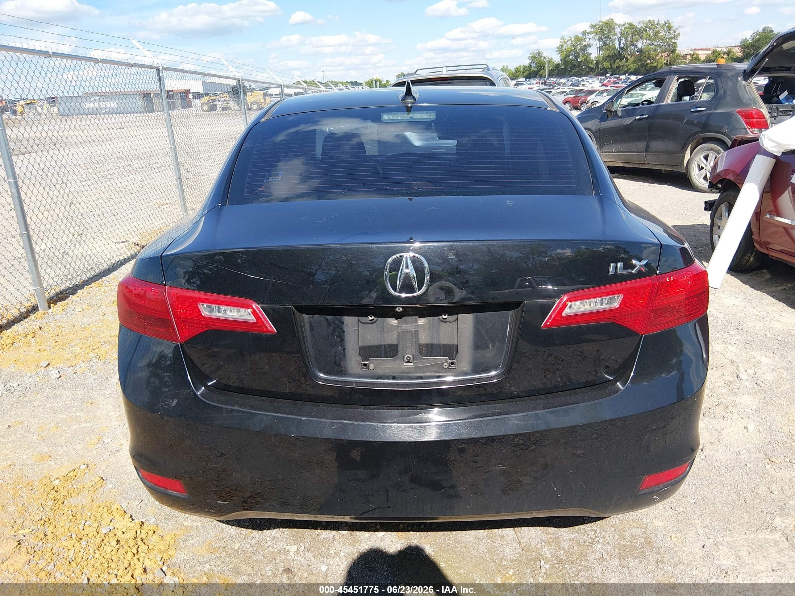 2015 Acura Ilx 2.0l Black vin: 19VDE1F38FE010293