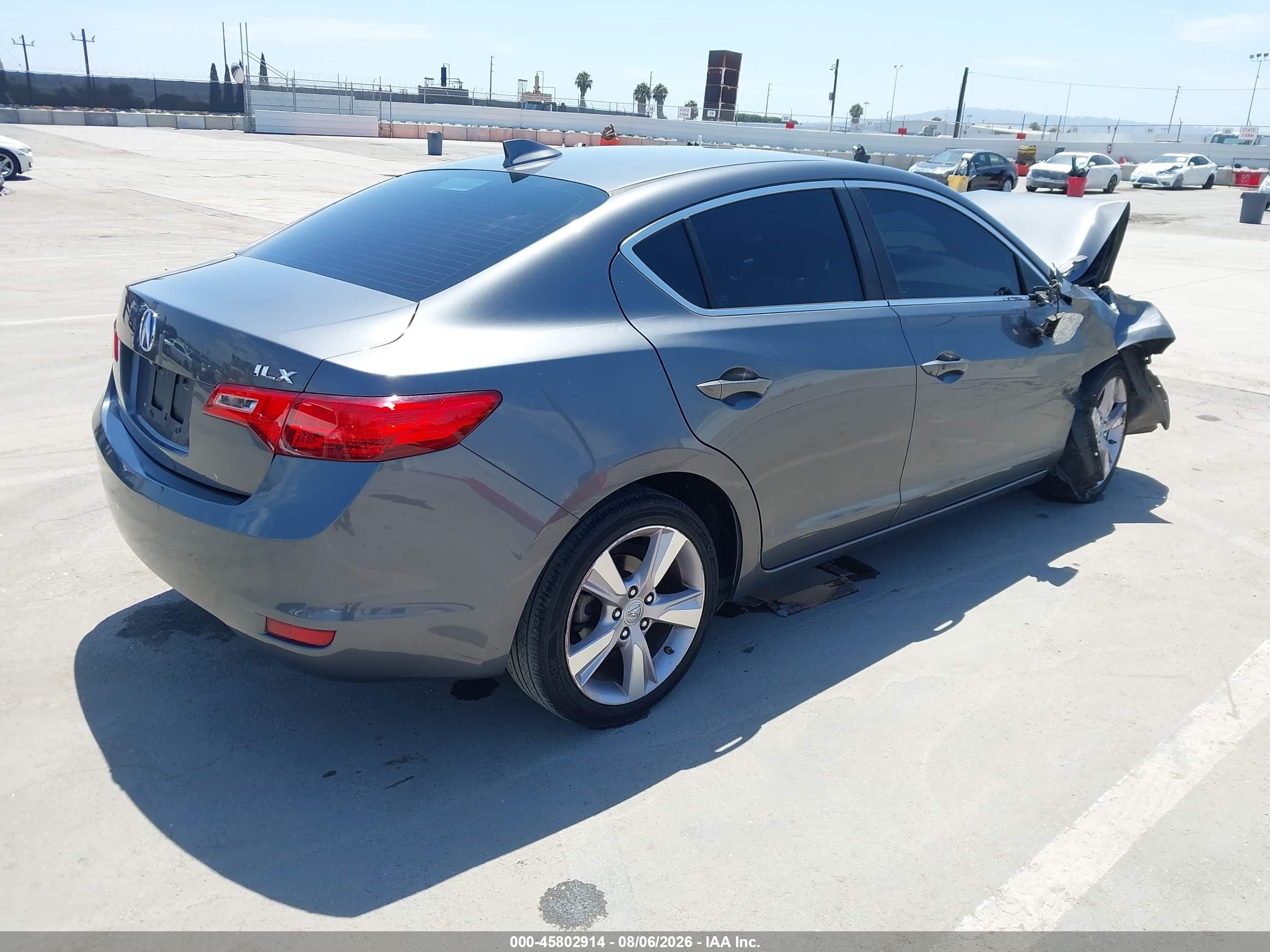 2014 Acura Ilx 2.0l Gray vin: 19VDE1F39EE006879