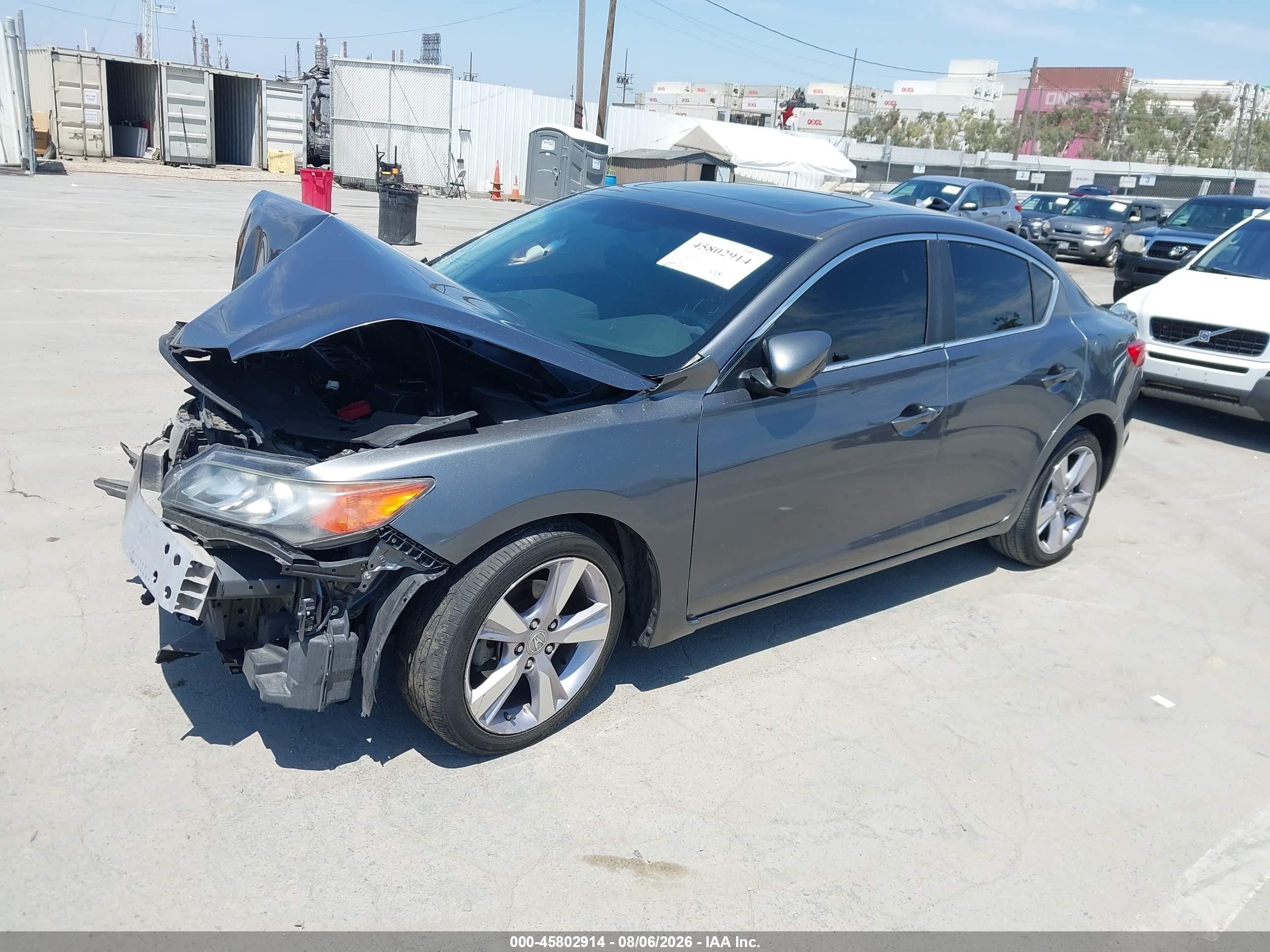 2014 Acura Ilx 2.0l Gray vin: 19VDE1F39EE006879