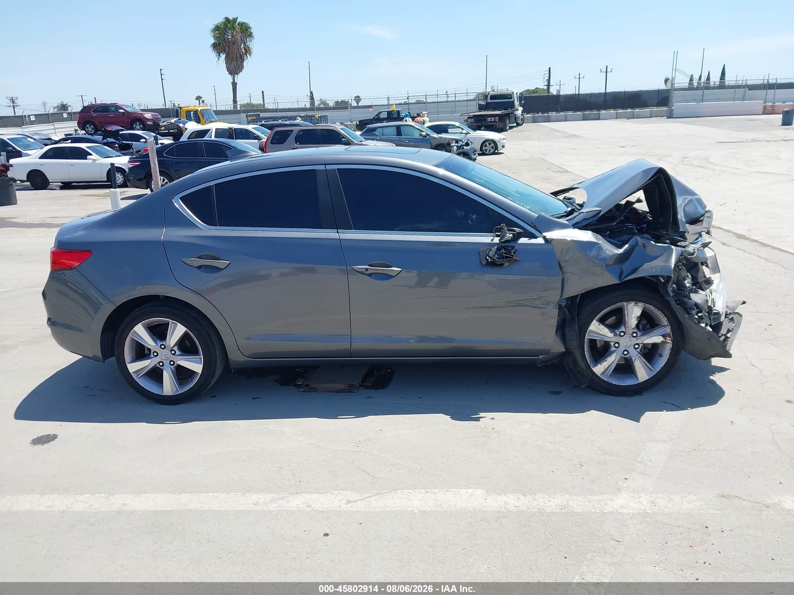 2014 Acura Ilx 2.0l Gray vin: 19VDE1F39EE006879
