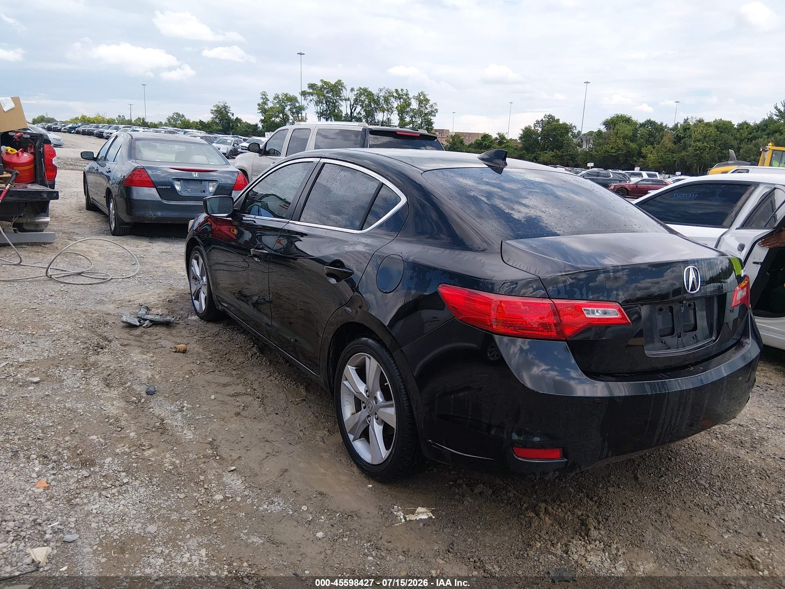 2014 Acura Ilx 2.0l Black vin: 19VDE1F39EE014660