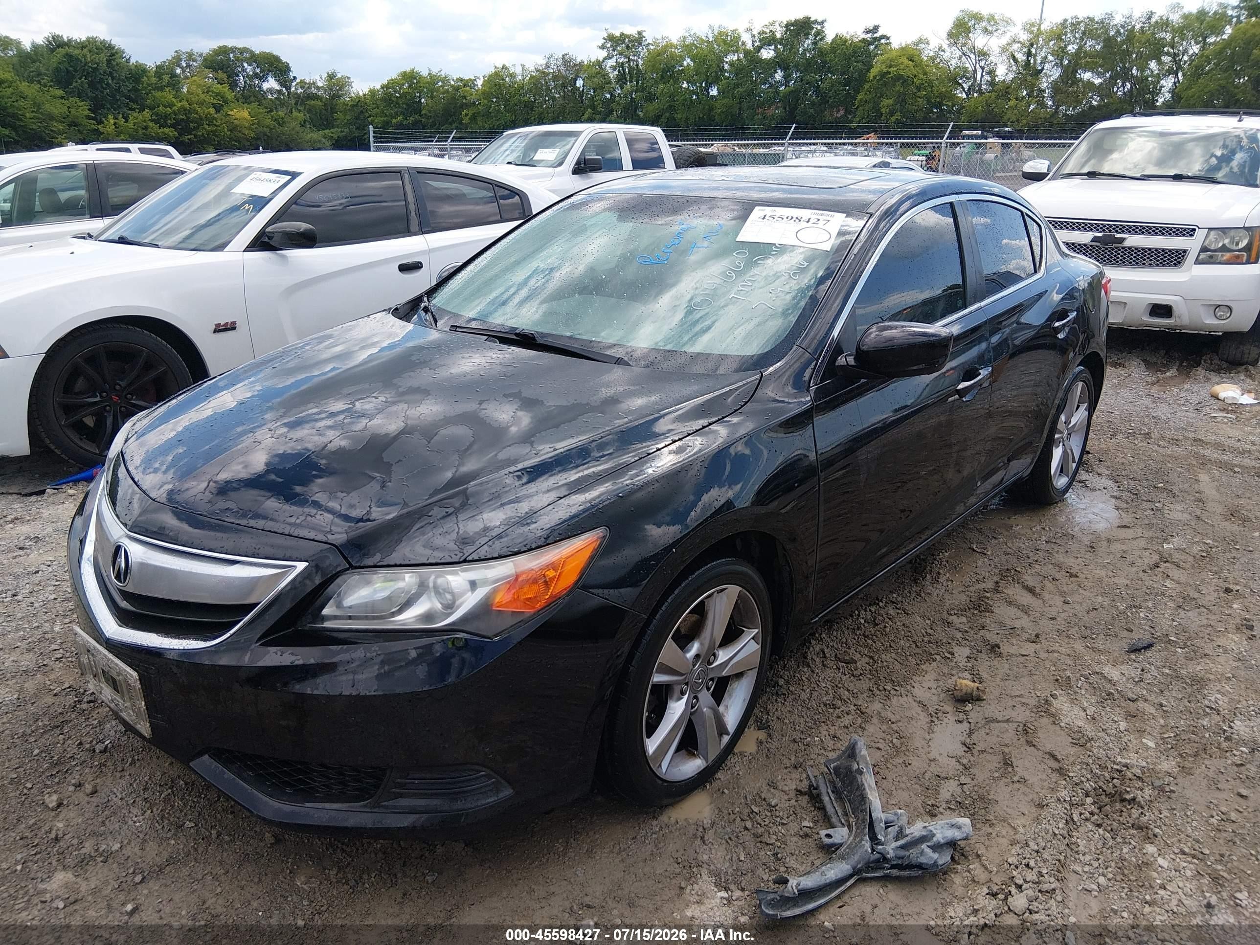 2014 Acura Ilx 2.0l Black vin: 19VDE1F39EE014660