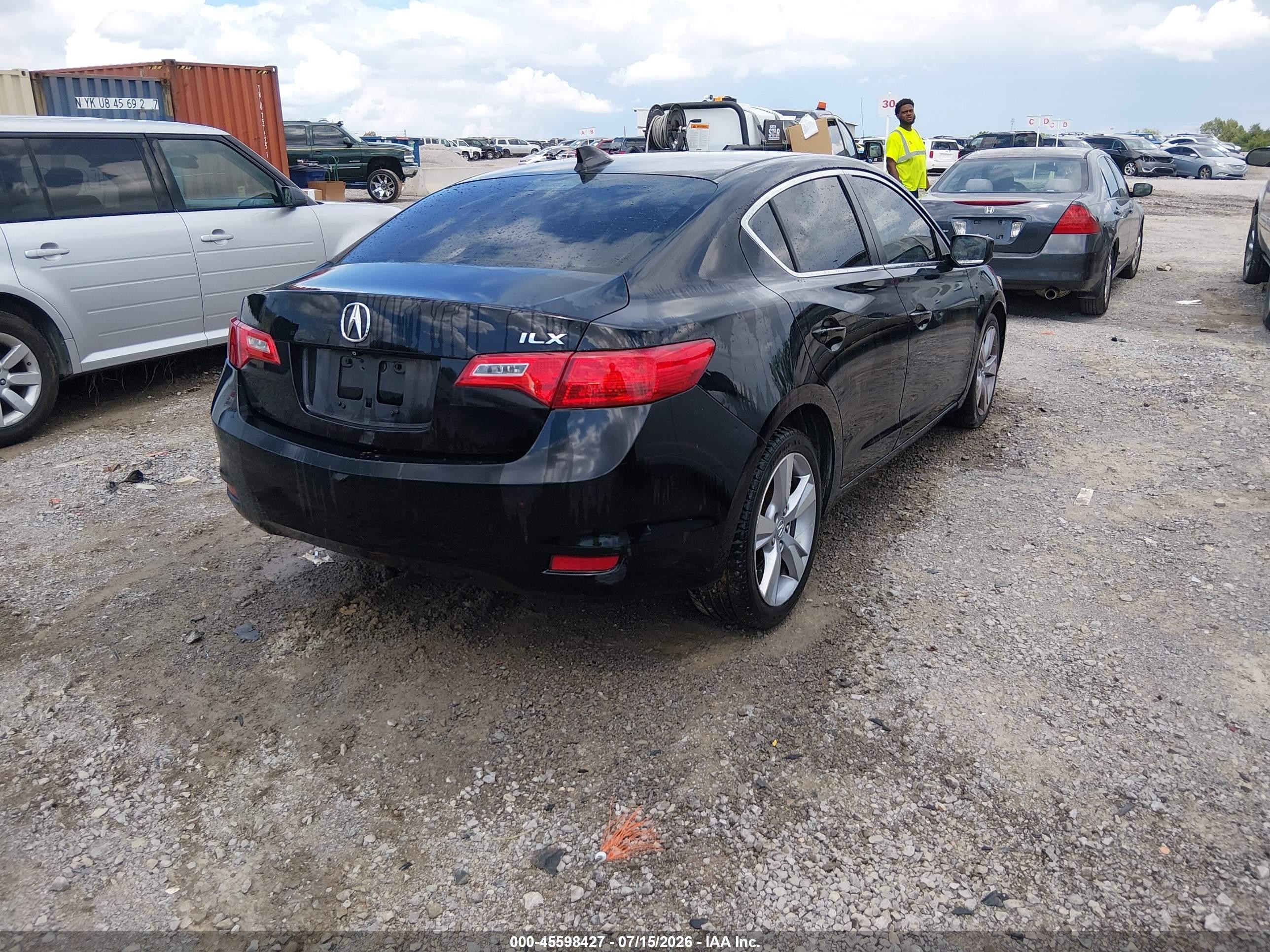 2014 Acura Ilx 2.0l Black vin: 19VDE1F39EE014660