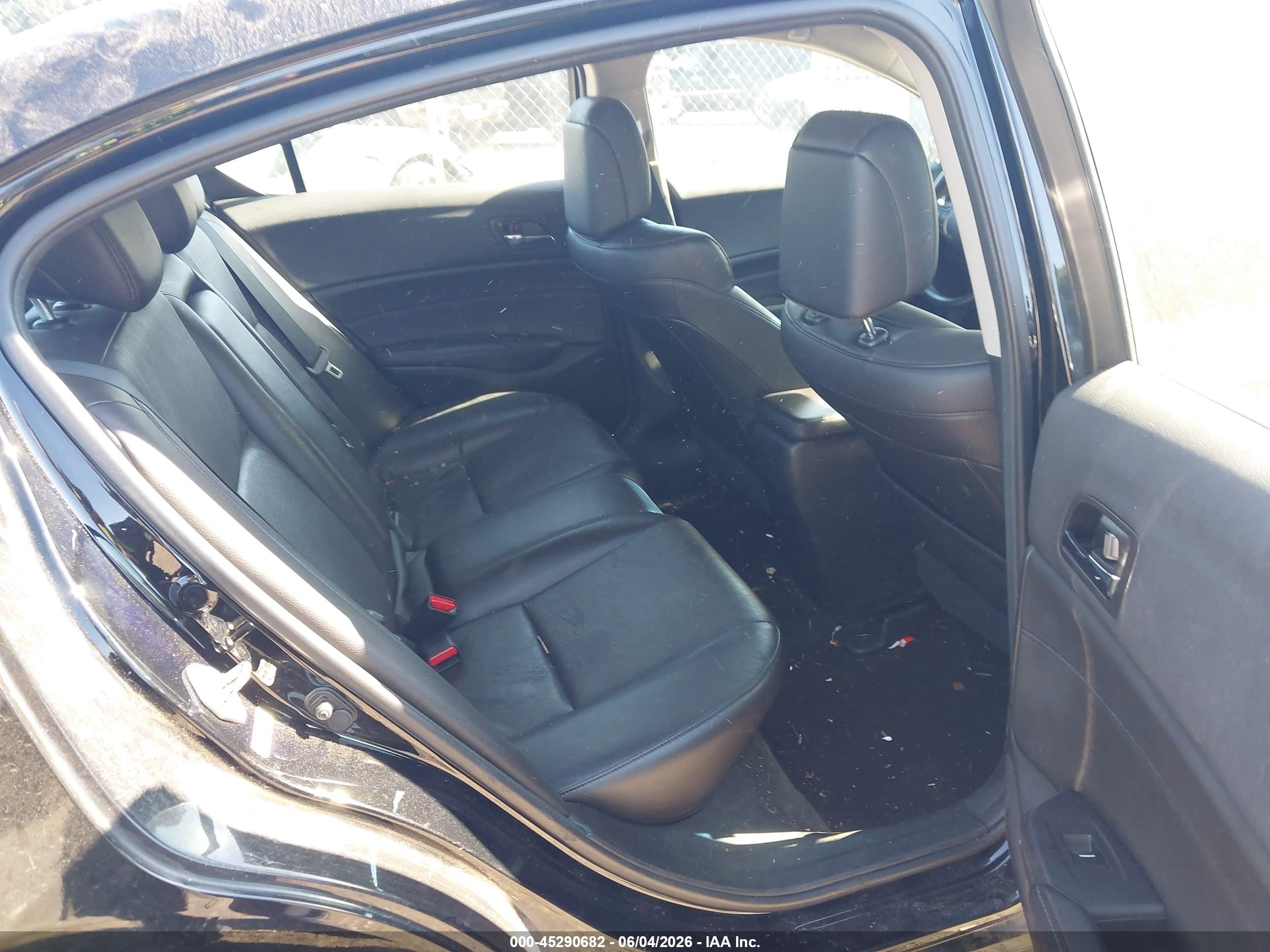 2015 Acura Ilx 2.0l Black vin: 19VDE1F39FE008844