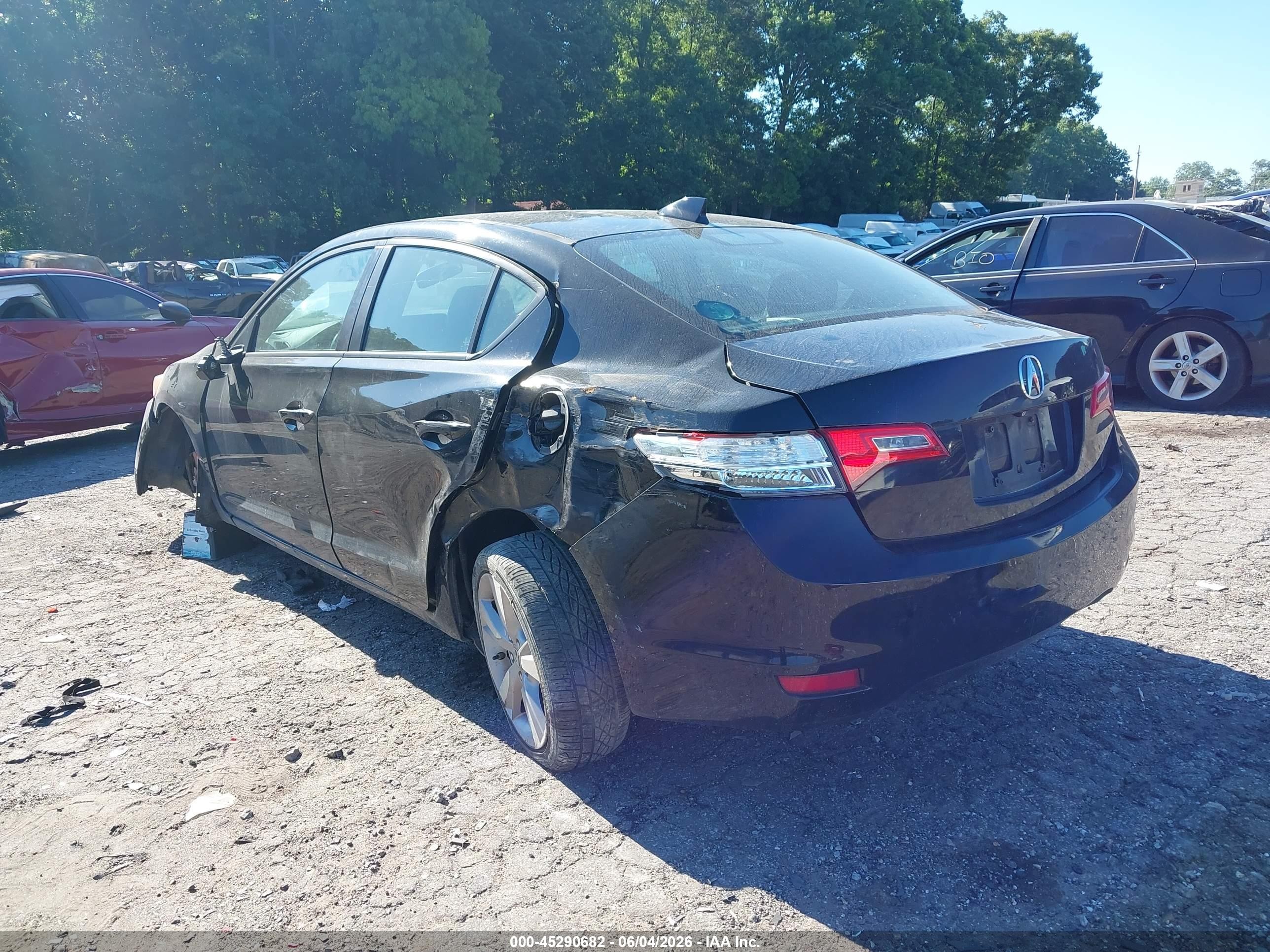 2015 Acura Ilx 2.0l Black vin: 19VDE1F39FE008844