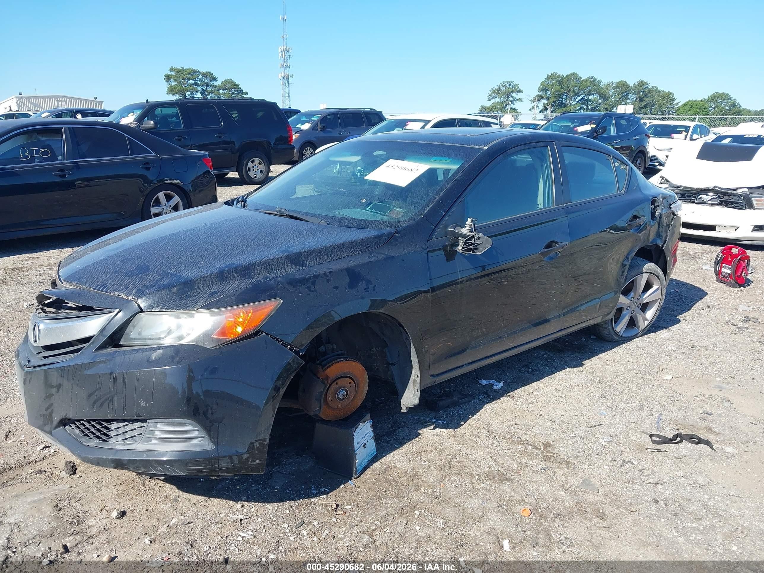 2015 Acura Ilx 2.0l Black vin: 19VDE1F39FE008844