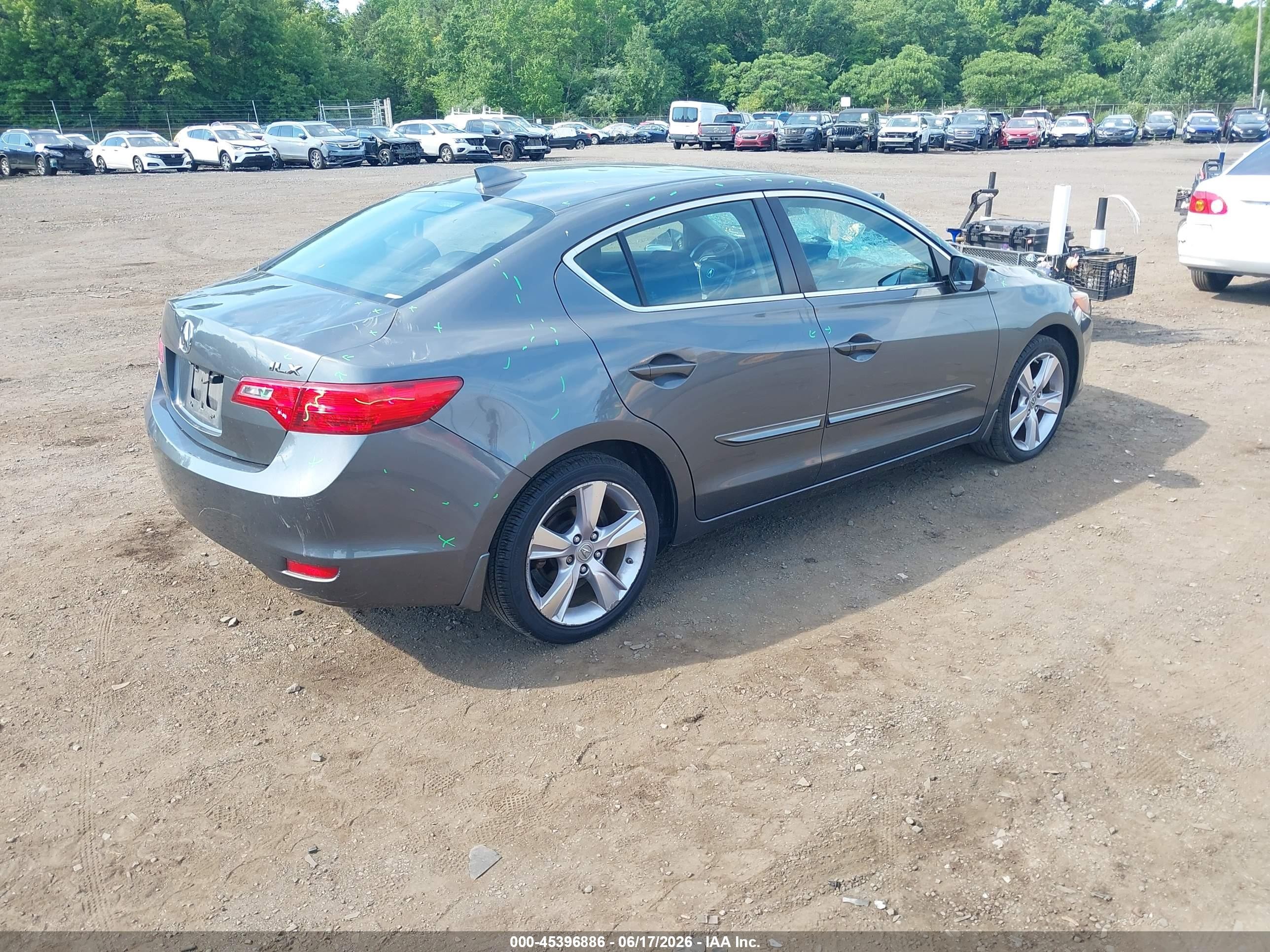 2014 Acura Ilx 2.0l Gray vin: 19VDE1F3XEE003022