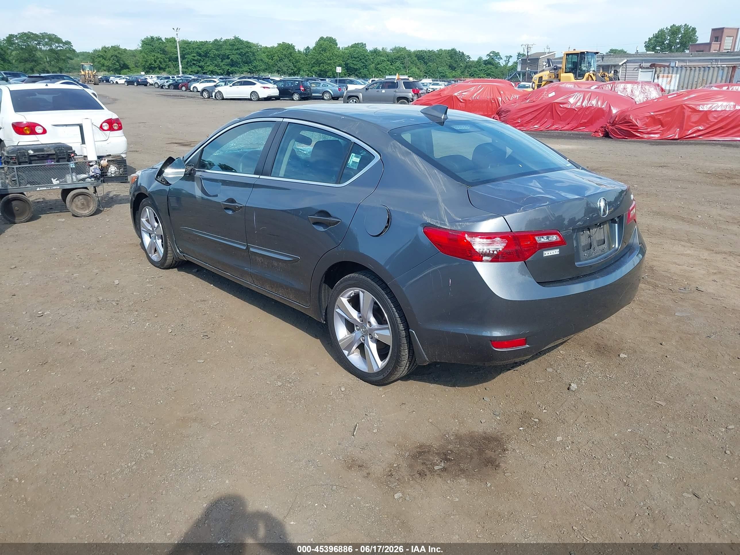 2014 Acura Ilx 2.0l Gray vin: 19VDE1F3XEE003022