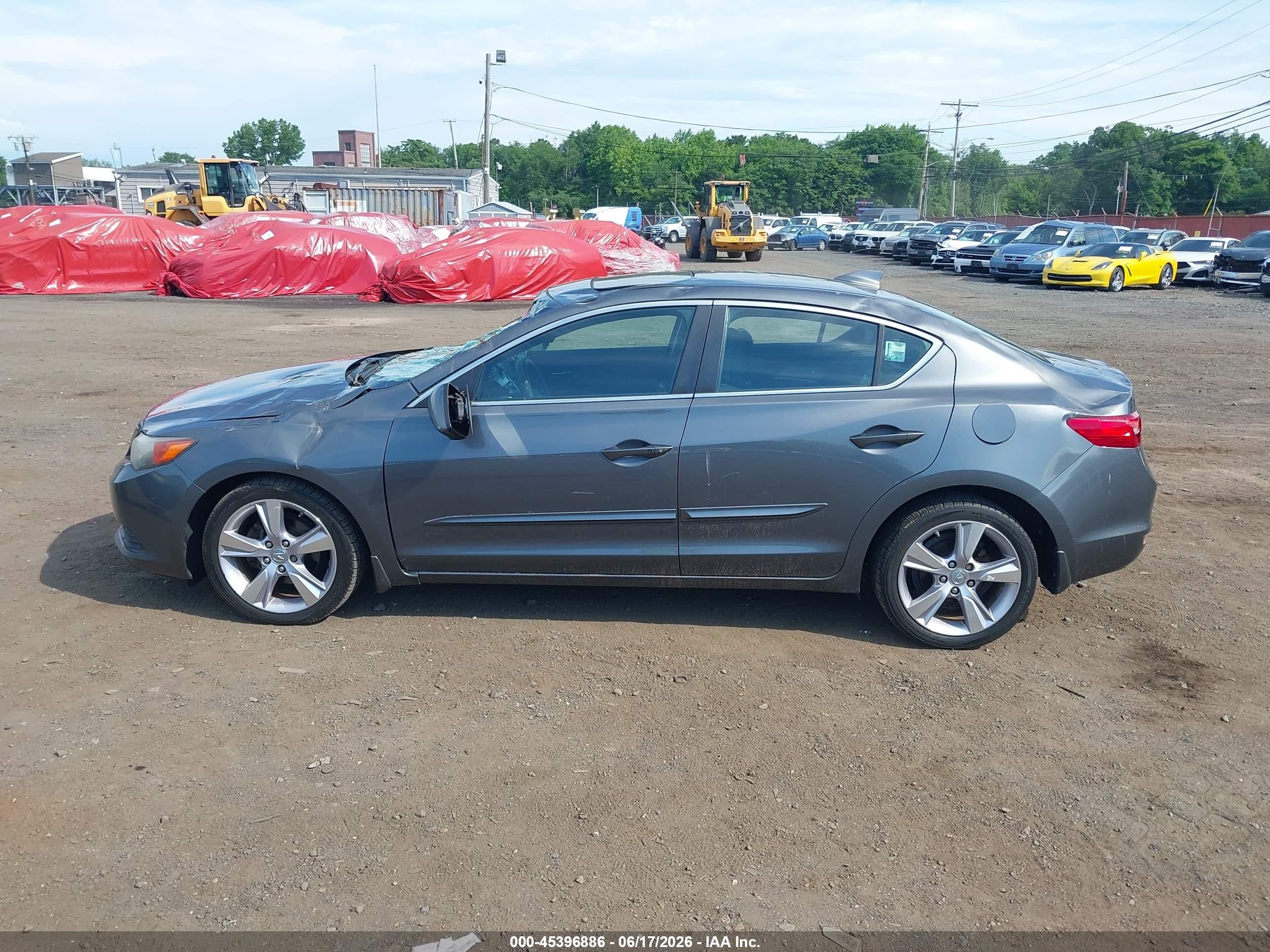2014 Acura Ilx 2.0l Gray vin: 19VDE1F3XEE003022