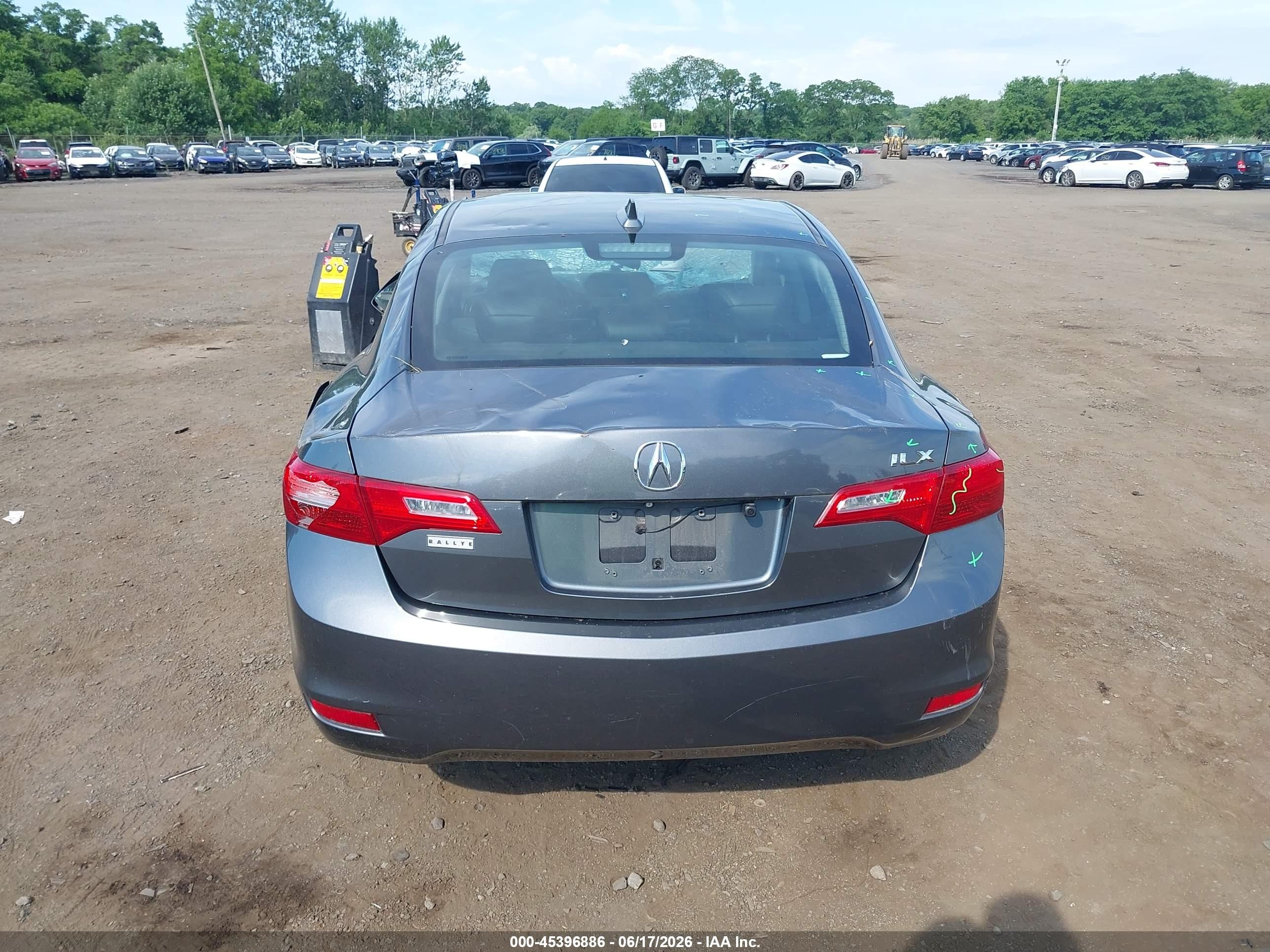 2014 Acura Ilx 2.0l Gray vin: 19VDE1F3XEE003022