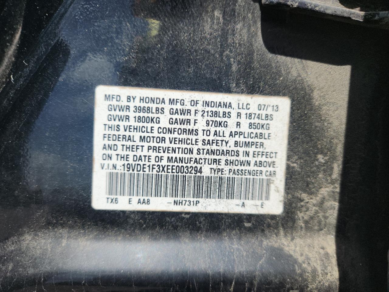 2014 Acura Ilx 20 Черный vin: 19VDE1F3XEE003294