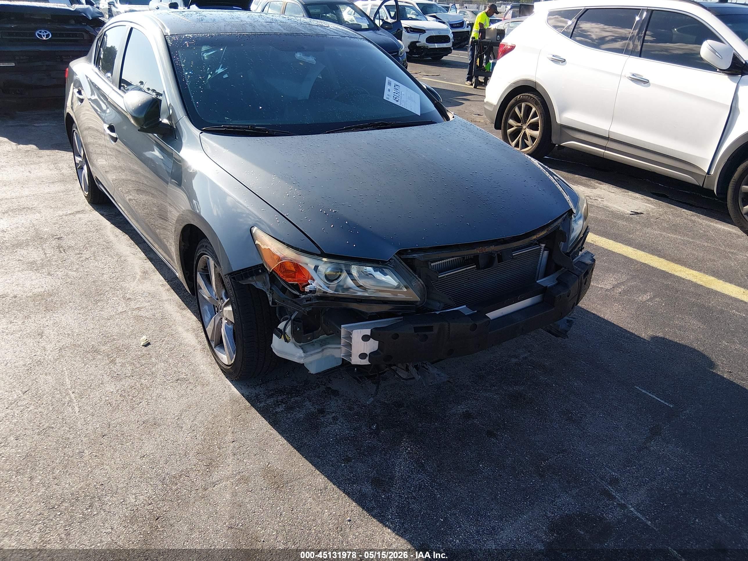 2014 Acura Ilx 2.0l Gray vin: 19VDE1F3XEE005241
