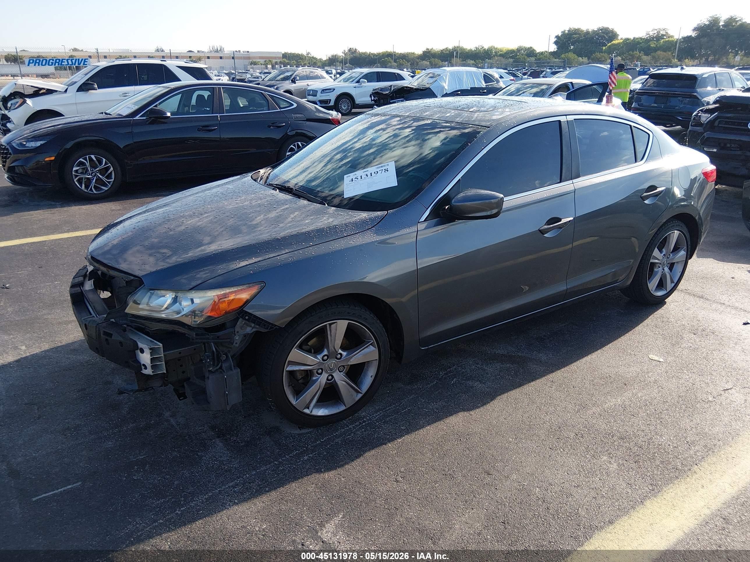 2014 Acura Ilx 2.0l Gray vin: 19VDE1F3XEE005241