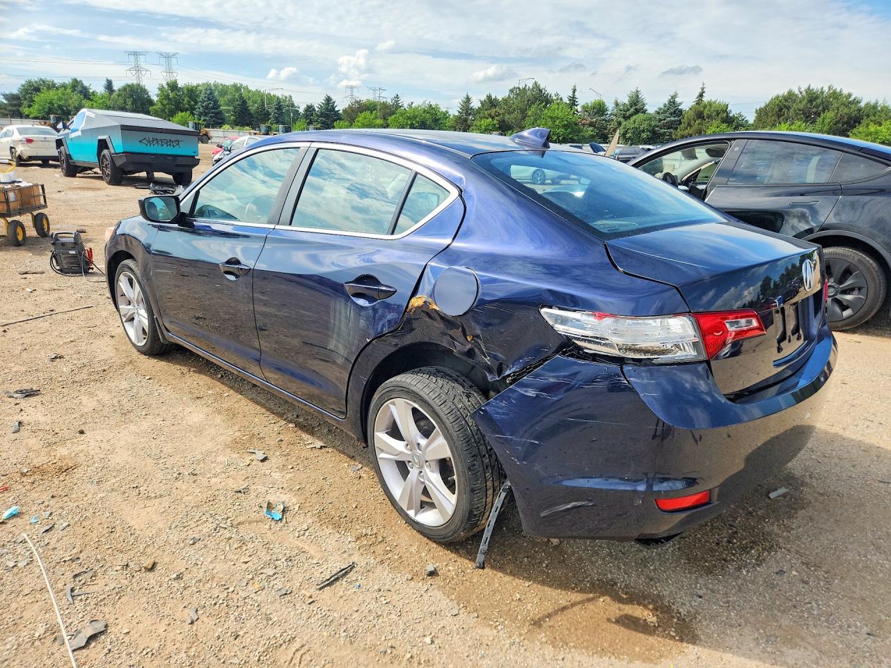 2015 Acura Ilx 20 Blue vin: 19VDE1F3XFE002454