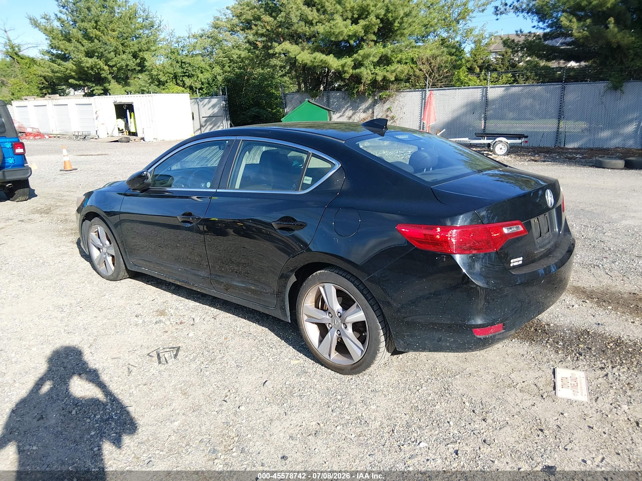 2013 Acura Ilx 2.0l Black vin: 19VDE1F50DE020539