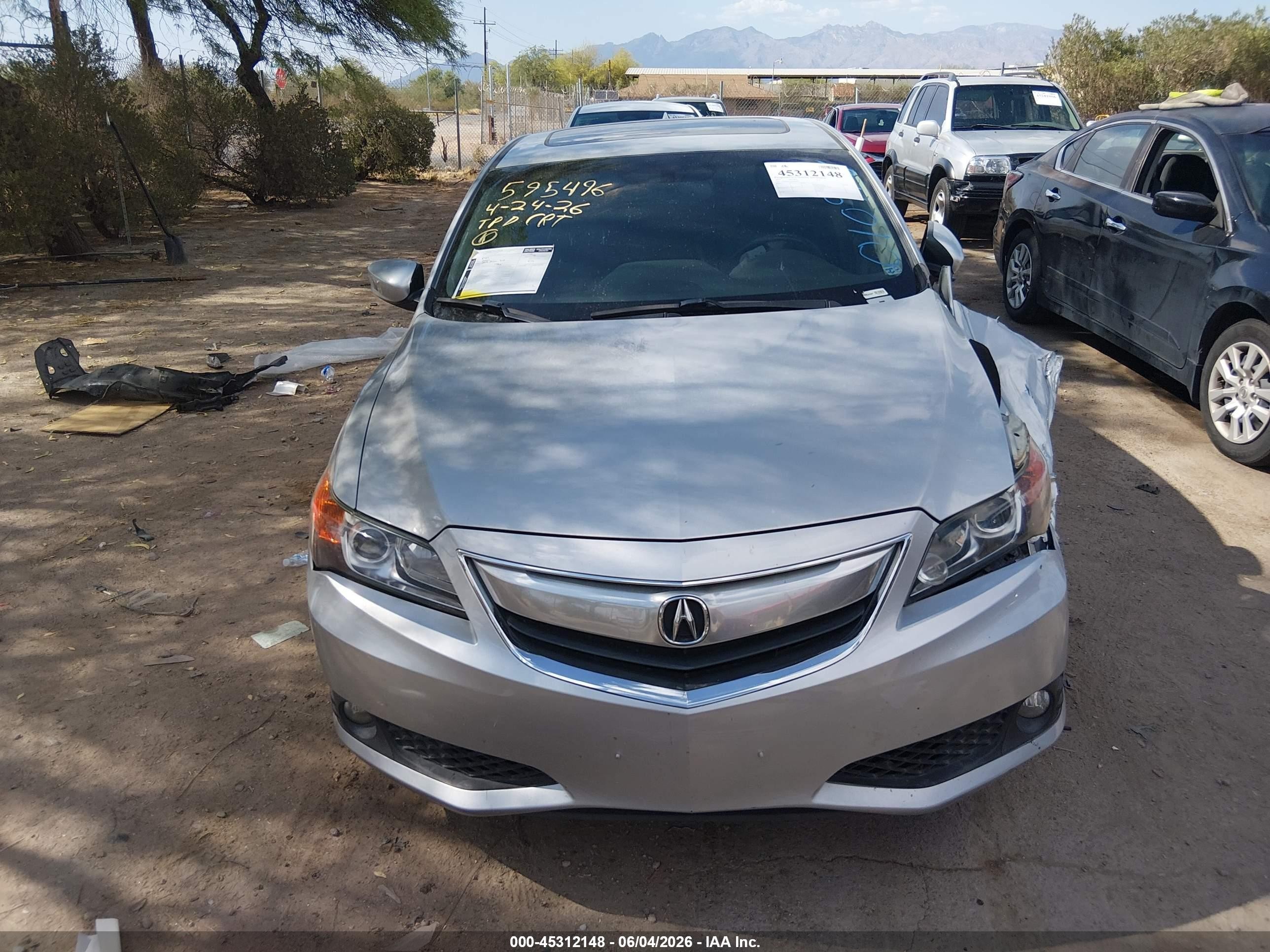 2013 Acura Ilx 2.0l Silver vin: 19VDE1F52DE010918