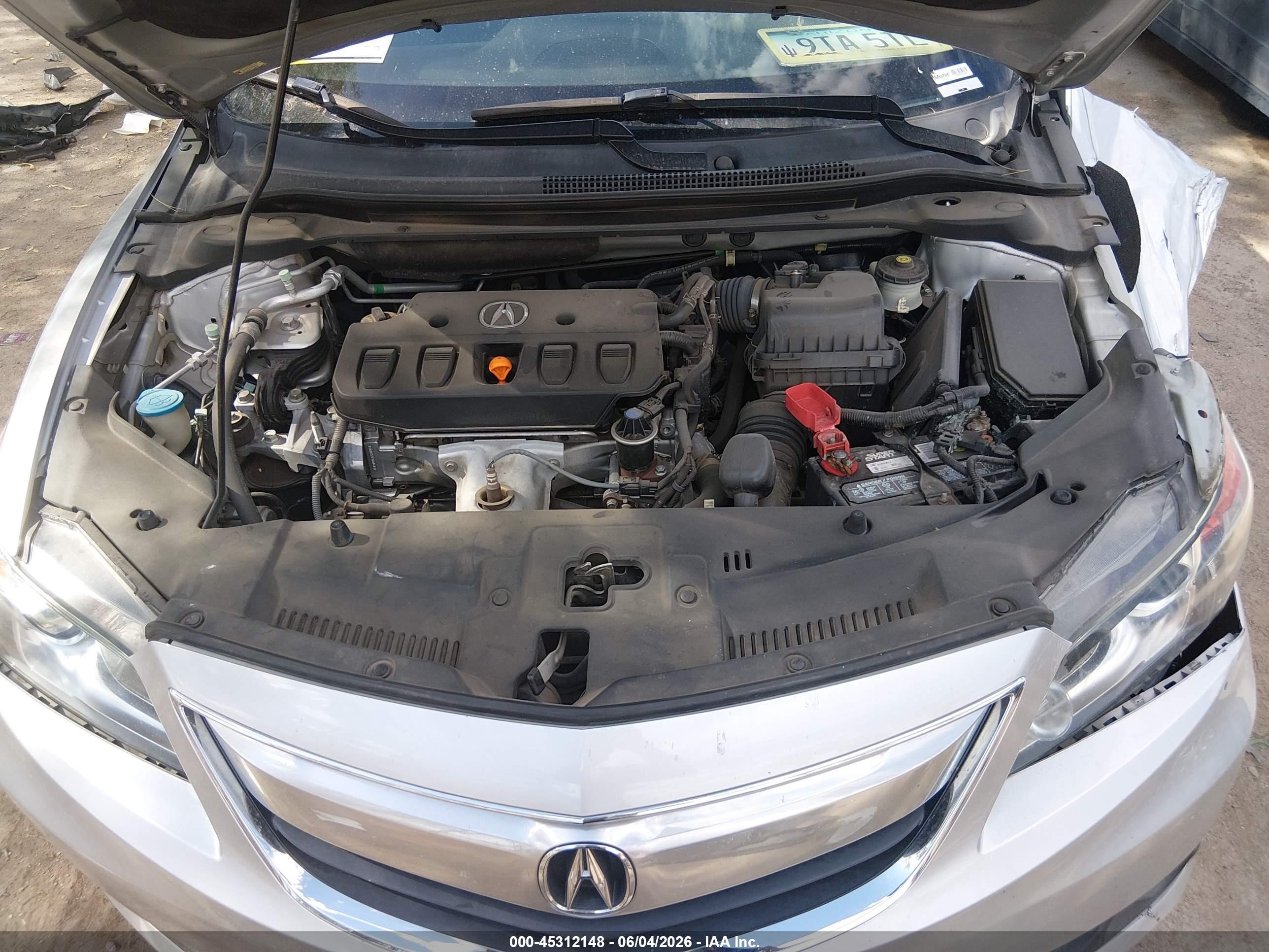 2013 Acura Ilx 2.0l Silver vin: 19VDE1F52DE010918
