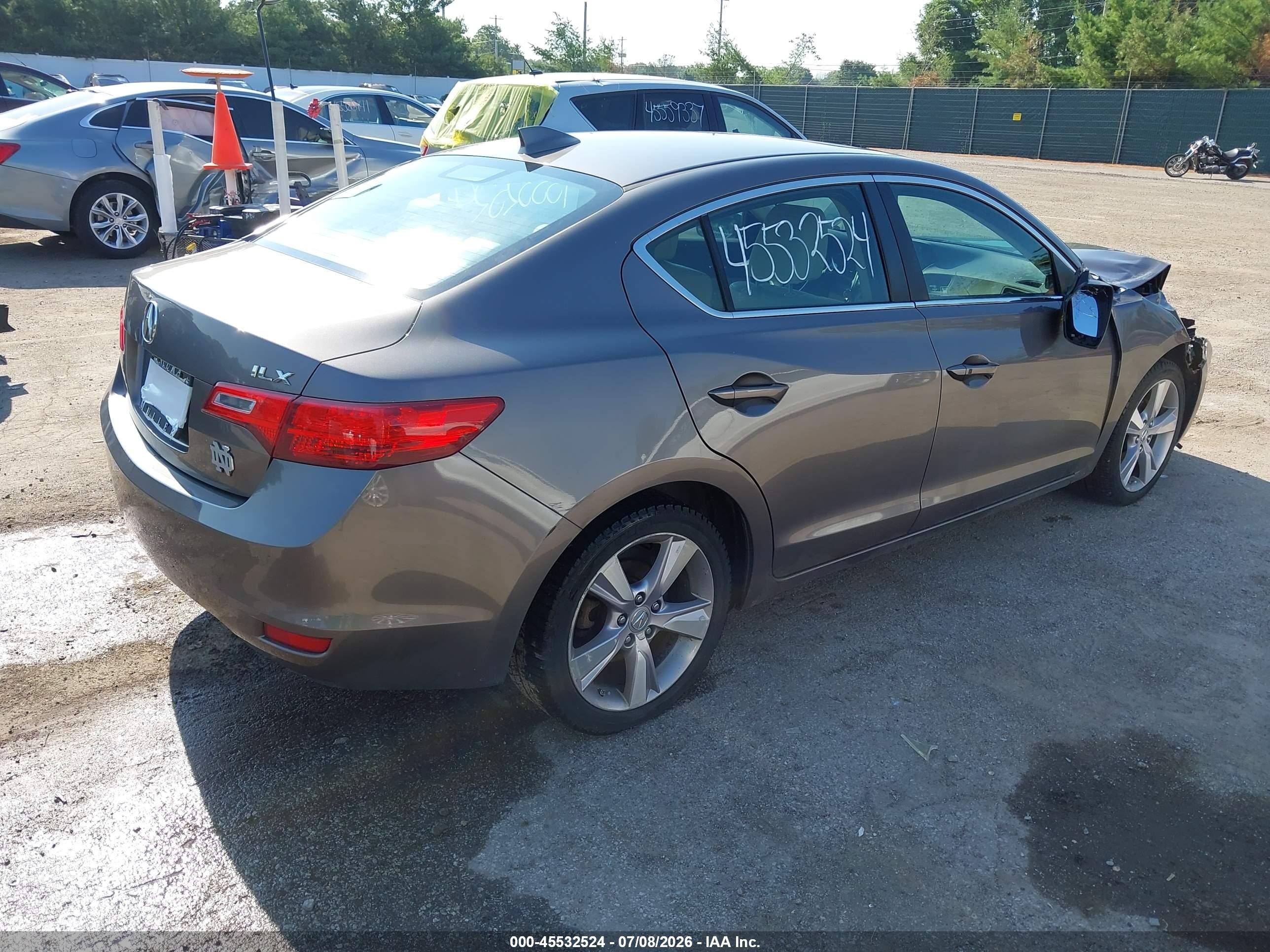 2013 Acura Ilx 2.0l Серый vin: 19VDE1F52DE013768