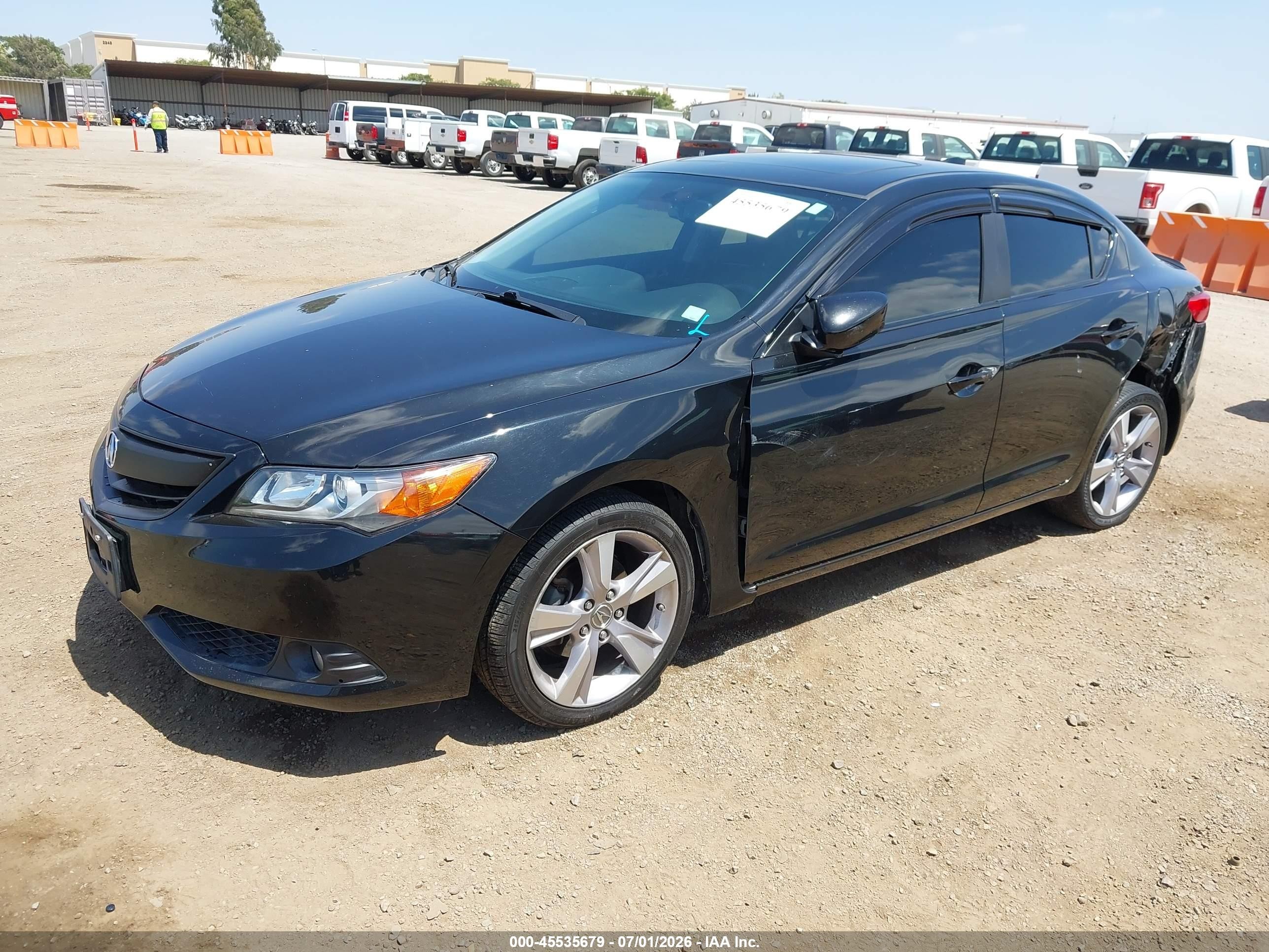 2013 Acura Ilx 2.0l Black vin: 19VDE1F53DE013701