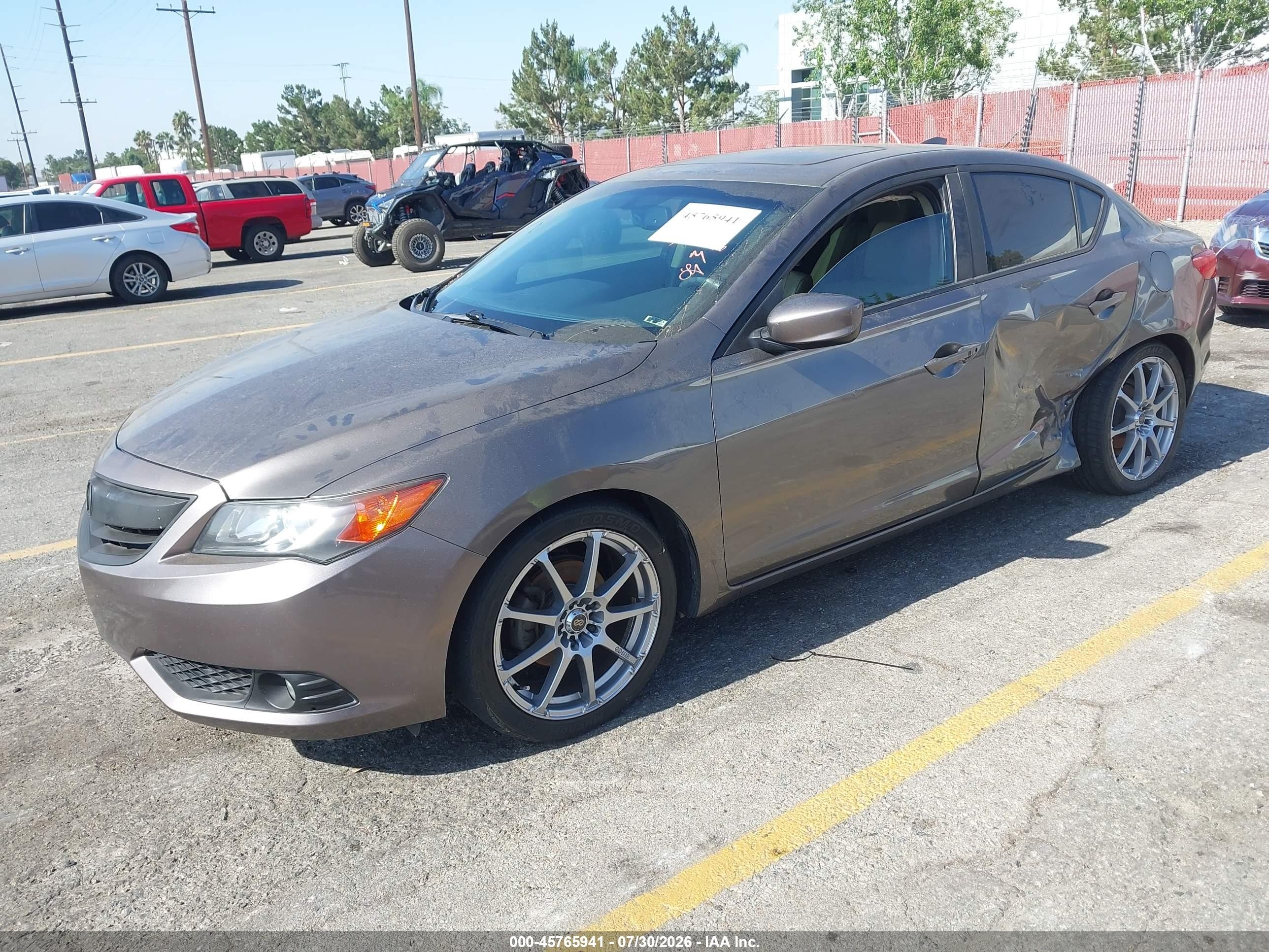 2013 Acura Ilx 2.0l Brown vin: 19VDE1F53DE016162