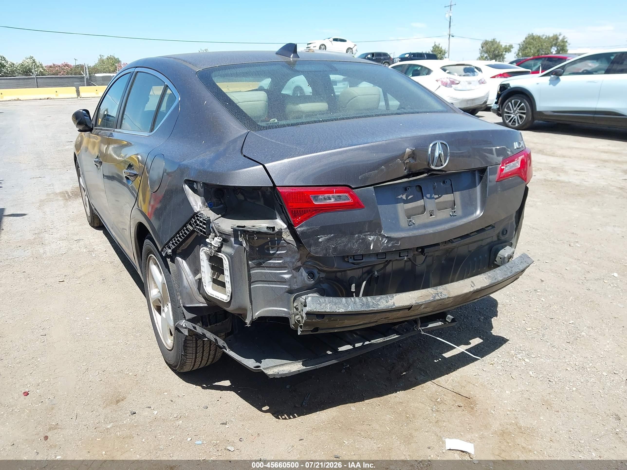 2015 Acura Ilx 2.0l Gray vin: 19VDE1F53FE005696
