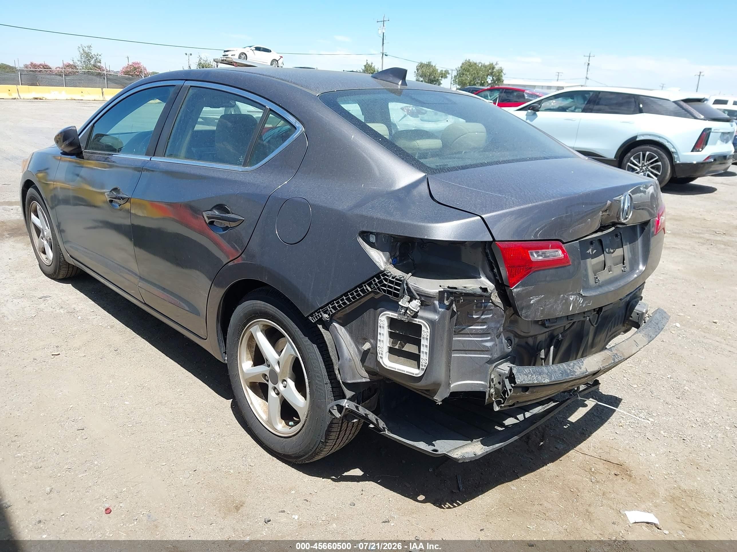 2015 Acura Ilx 2.0l Gray vin: 19VDE1F53FE005696