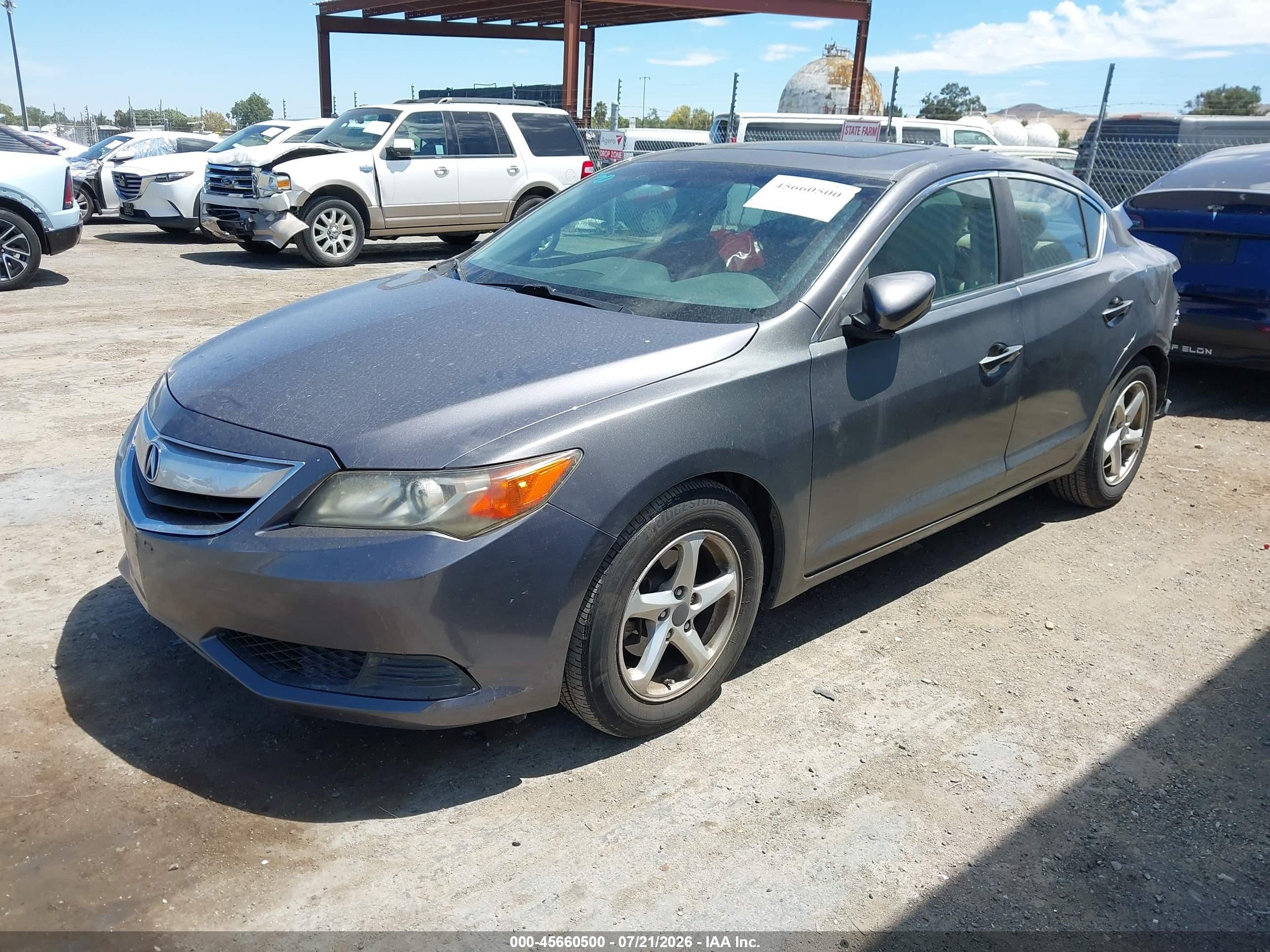 2015 Acura Ilx 2.0l Gray vin: 19VDE1F53FE005696