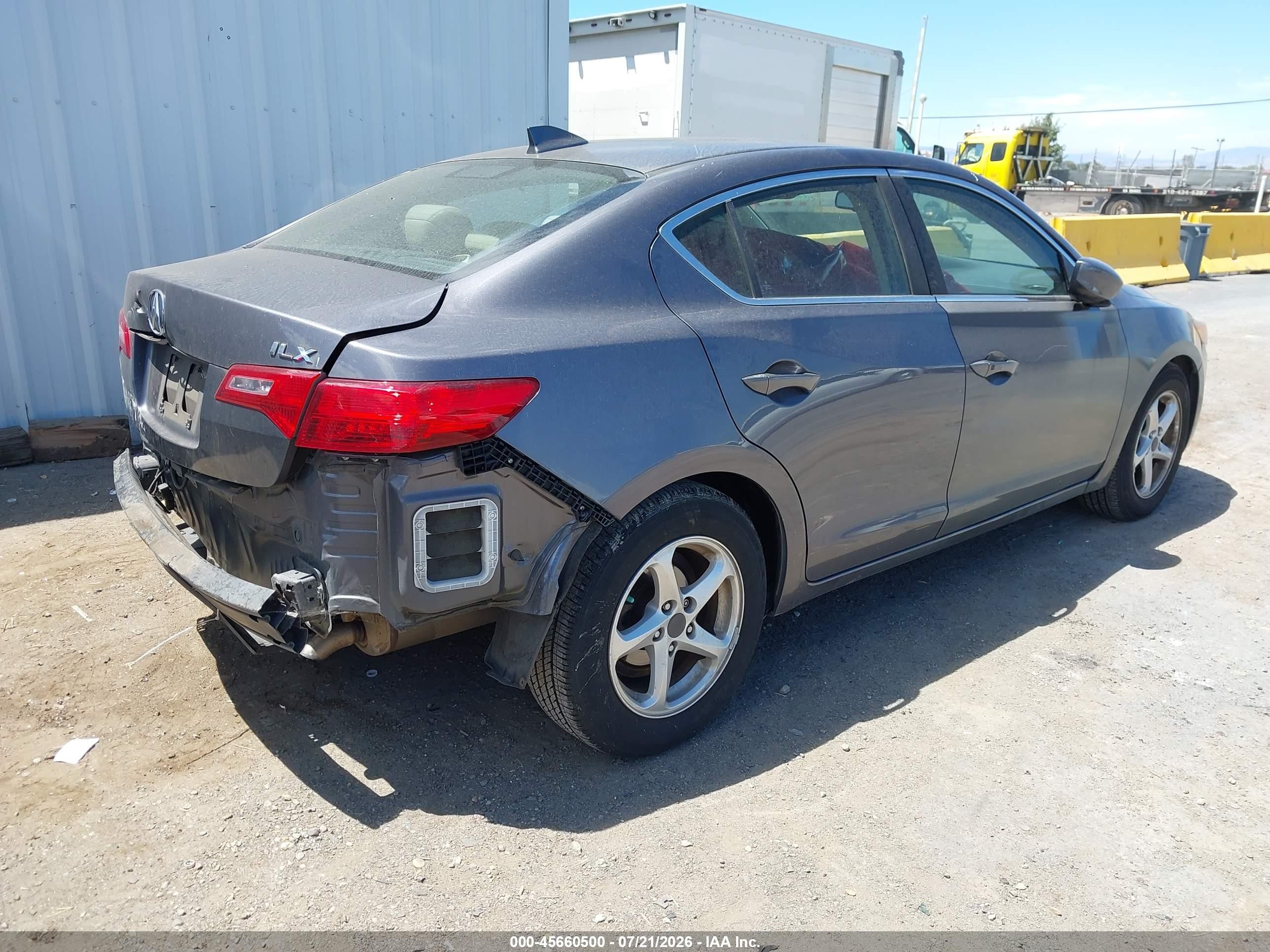 2015 Acura Ilx 2.0l Gray vin: 19VDE1F53FE005696