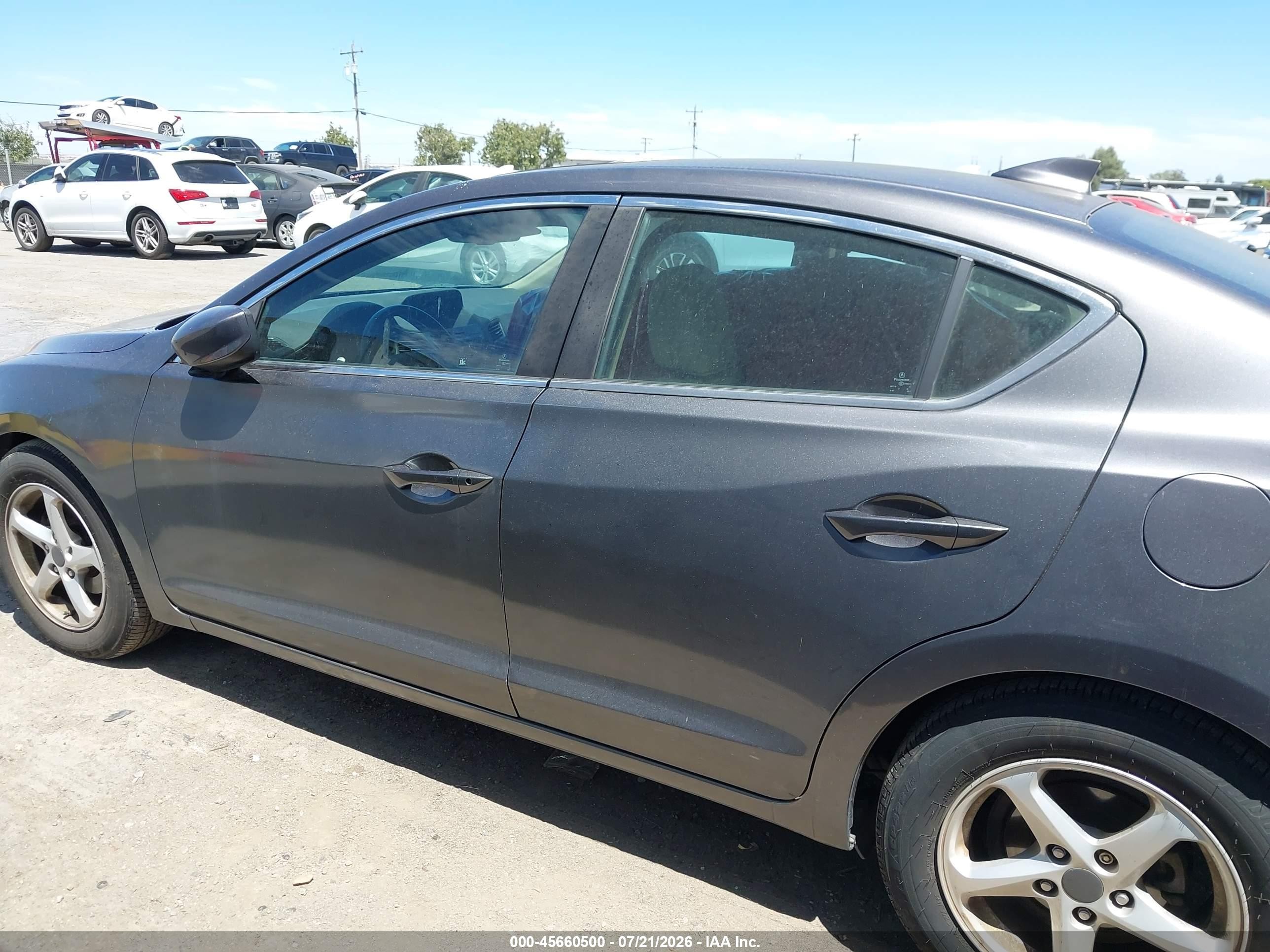 2015 Acura Ilx 2.0l Gray vin: 19VDE1F53FE005696