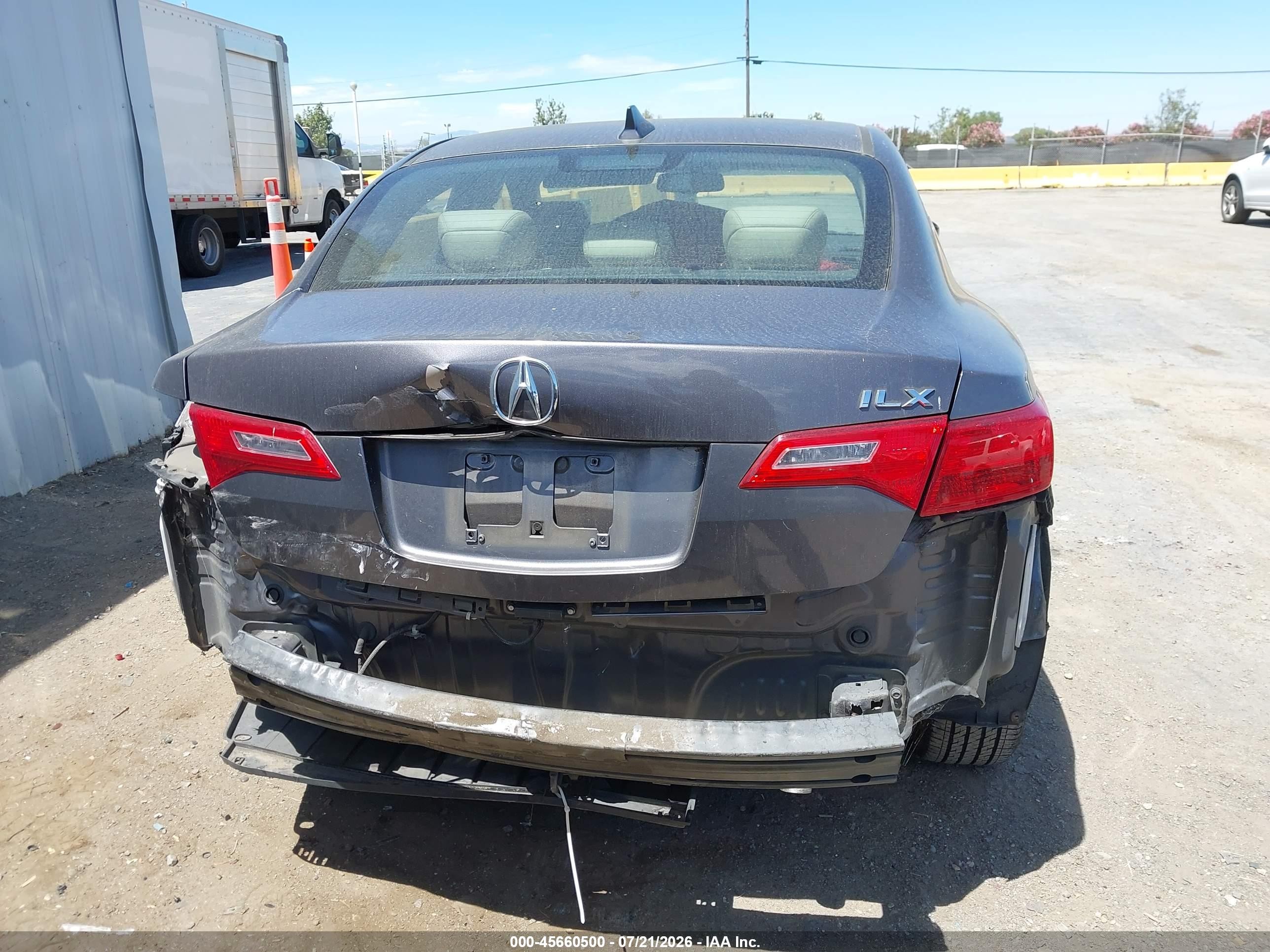 2015 Acura Ilx 2.0l Gray vin: 19VDE1F53FE005696