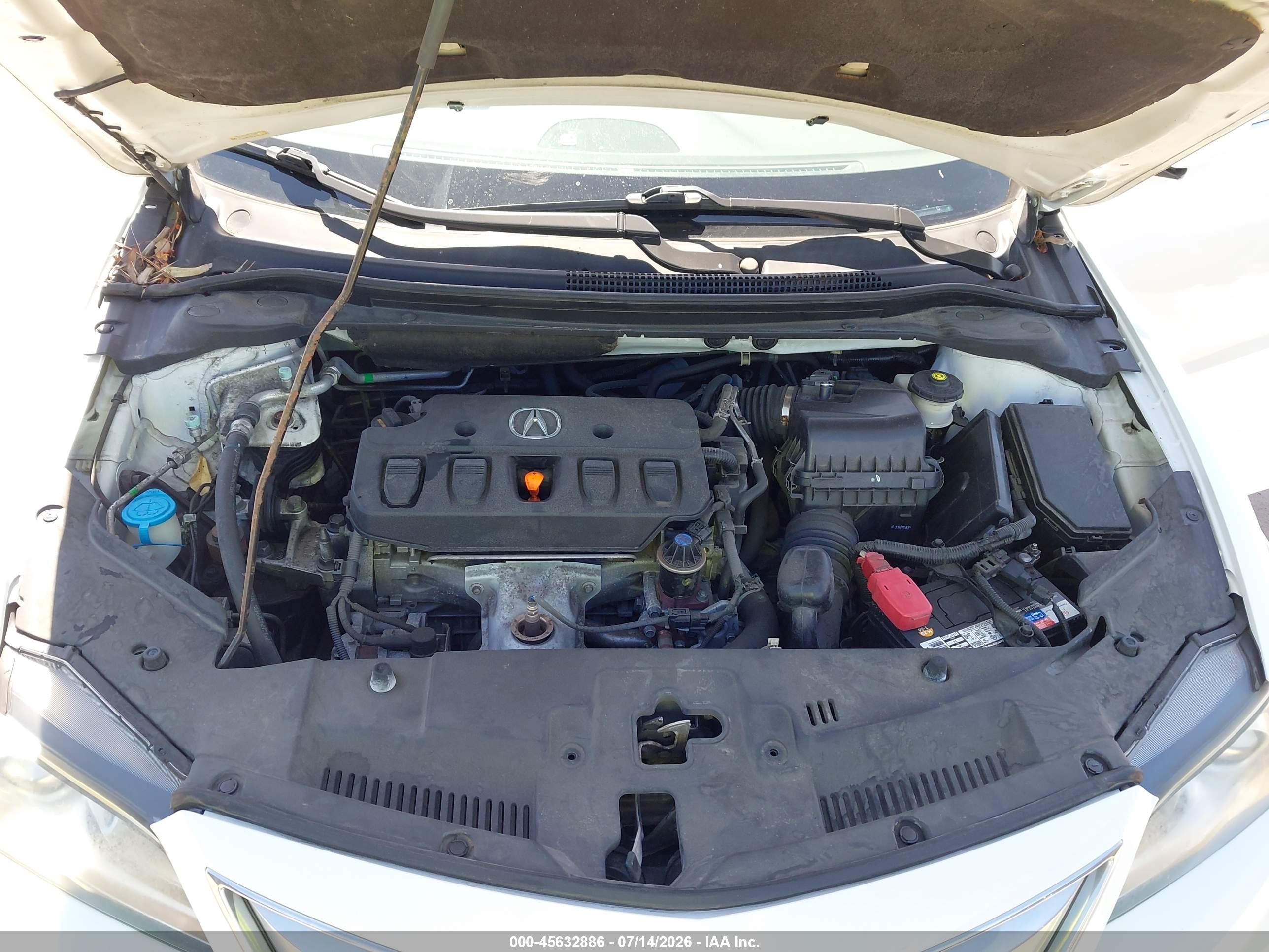 2015 Acura Ilx 2.0l White vin: 19VDE1F57FE004504