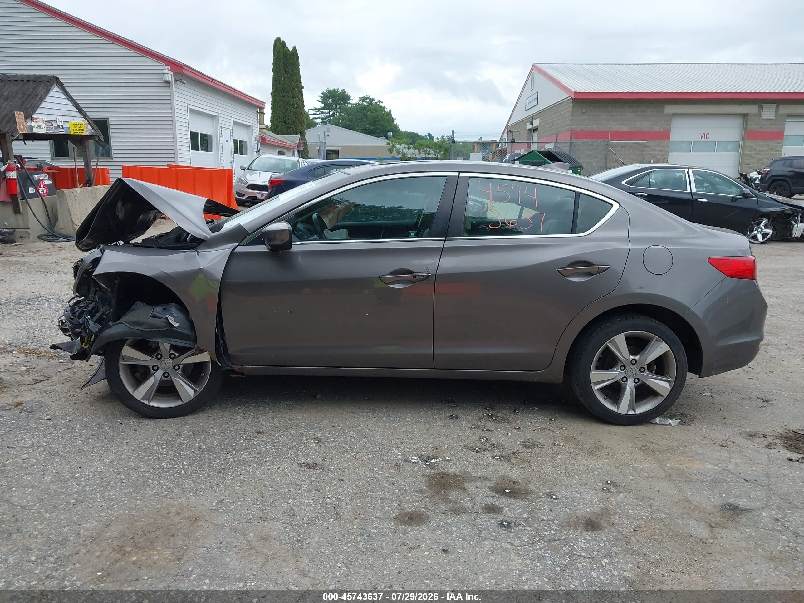 2013 Acura Ilx 2.0l Gray vin: 19VDE1F58DE020952