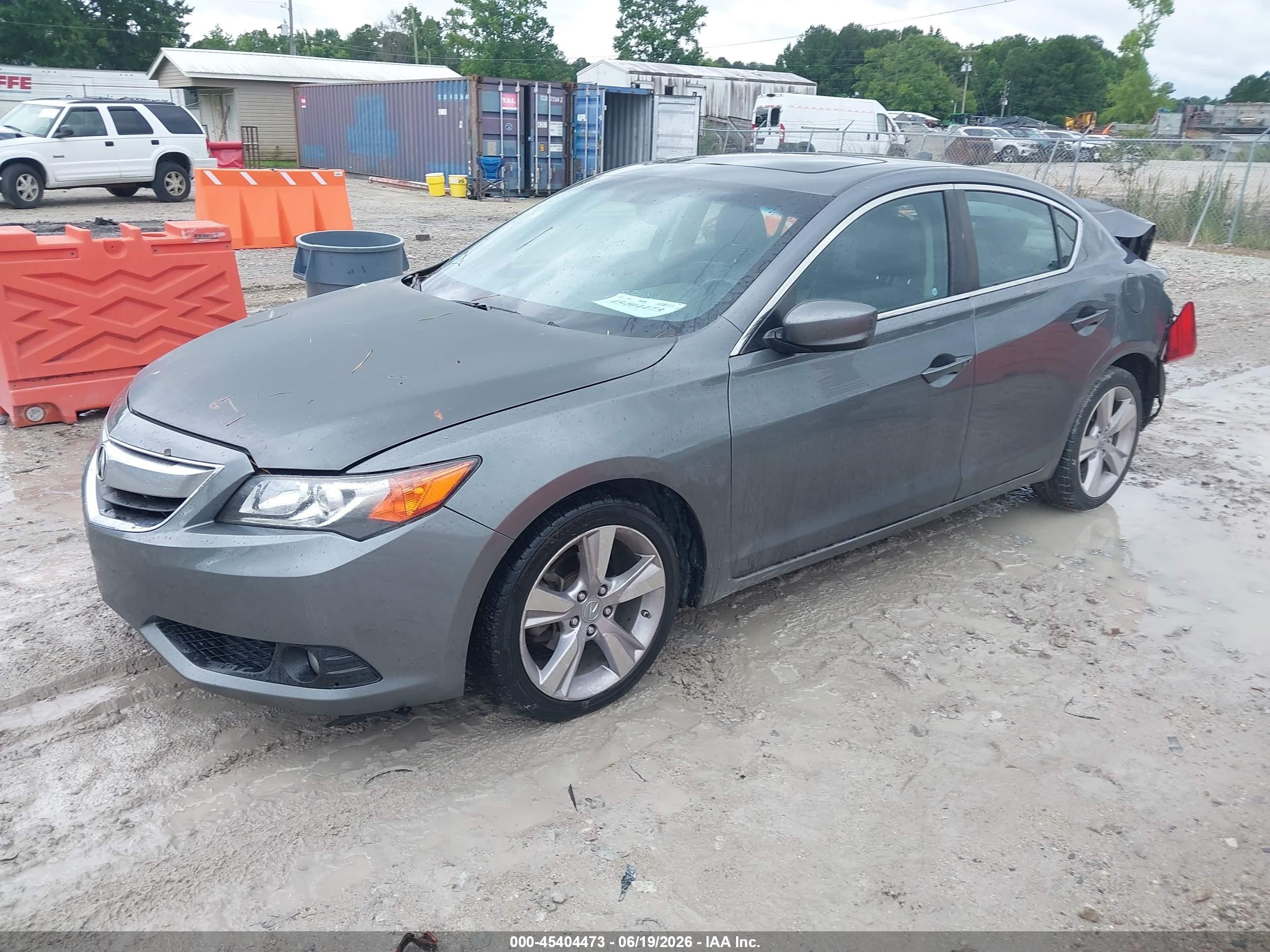 2014 Acura Ilx 2.0l Gray vin: 19VDE1F58EE005112