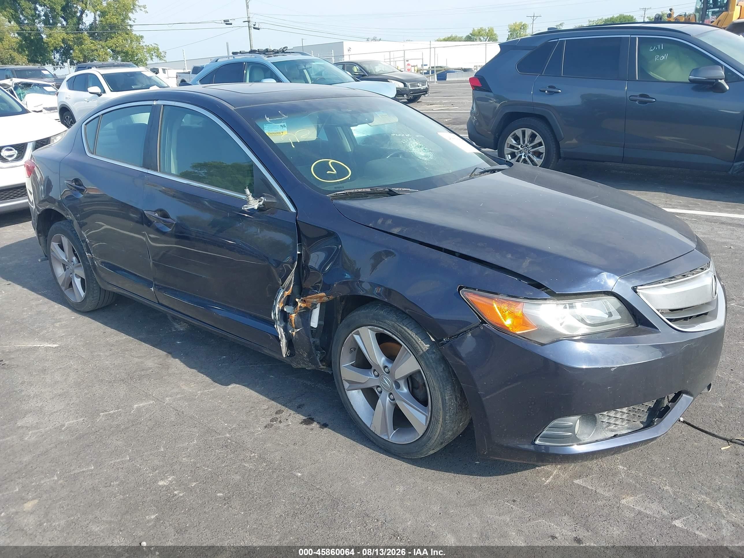 2014 Acura Ilx 2.0l Blue vin: 19VDE1F59EE007600