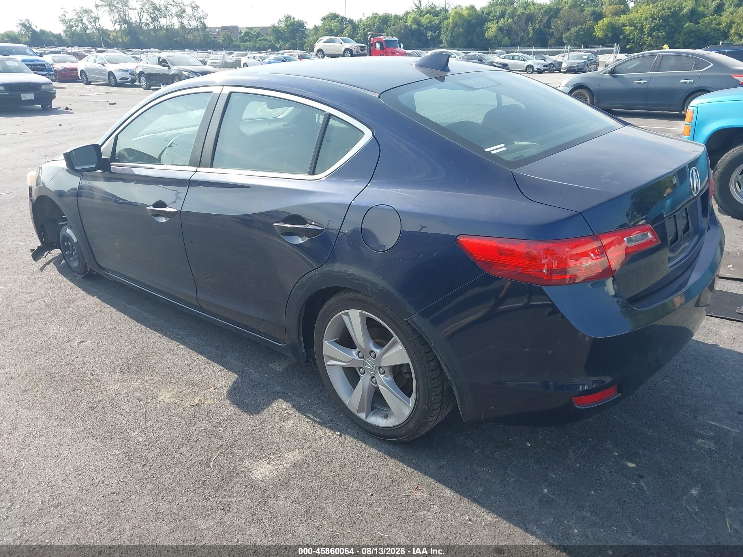 2014 Acura Ilx 2.0l Blue vin: 19VDE1F59EE007600