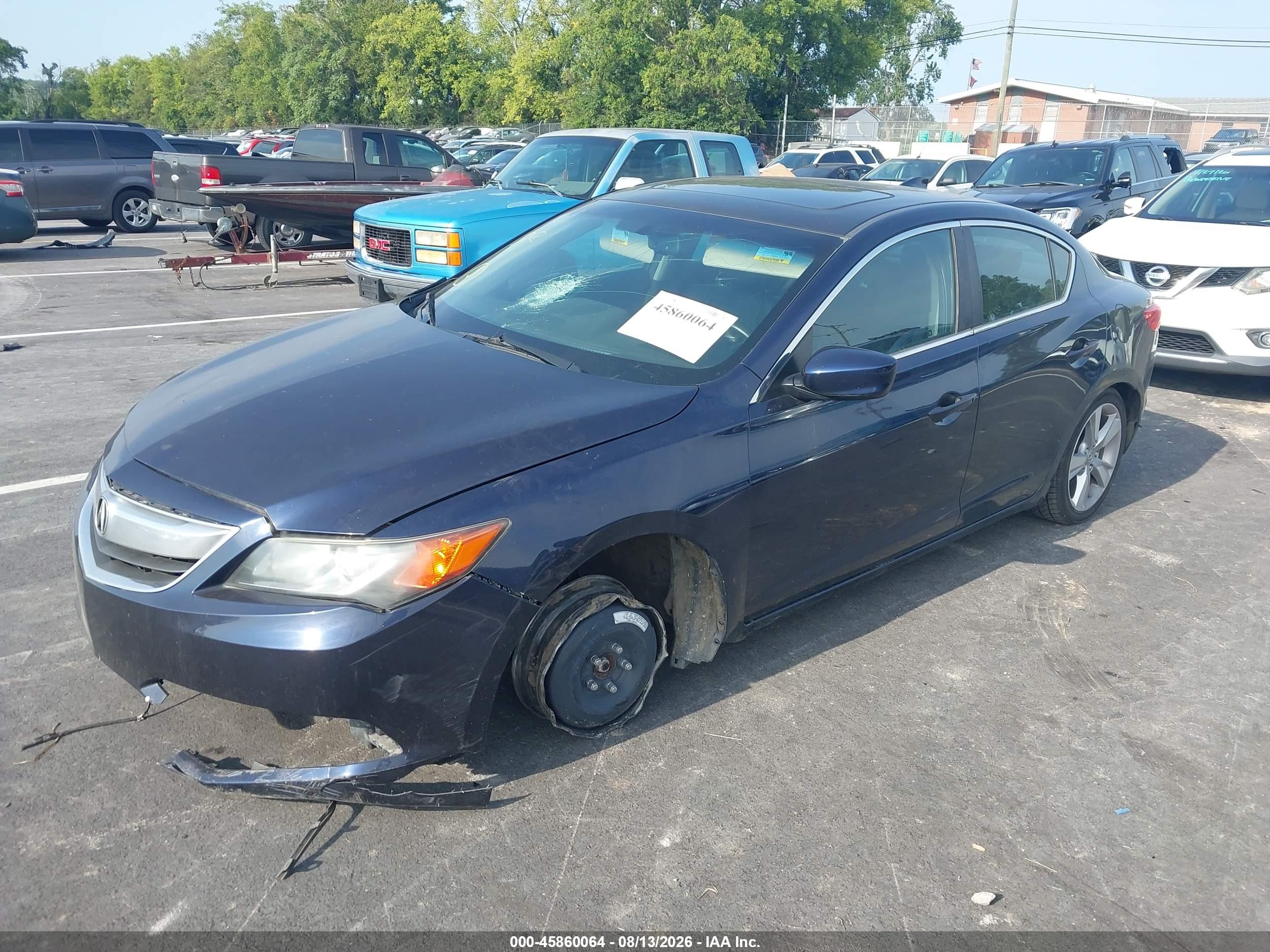 2014 Acura Ilx 2.0l Blue vin: 19VDE1F59EE007600