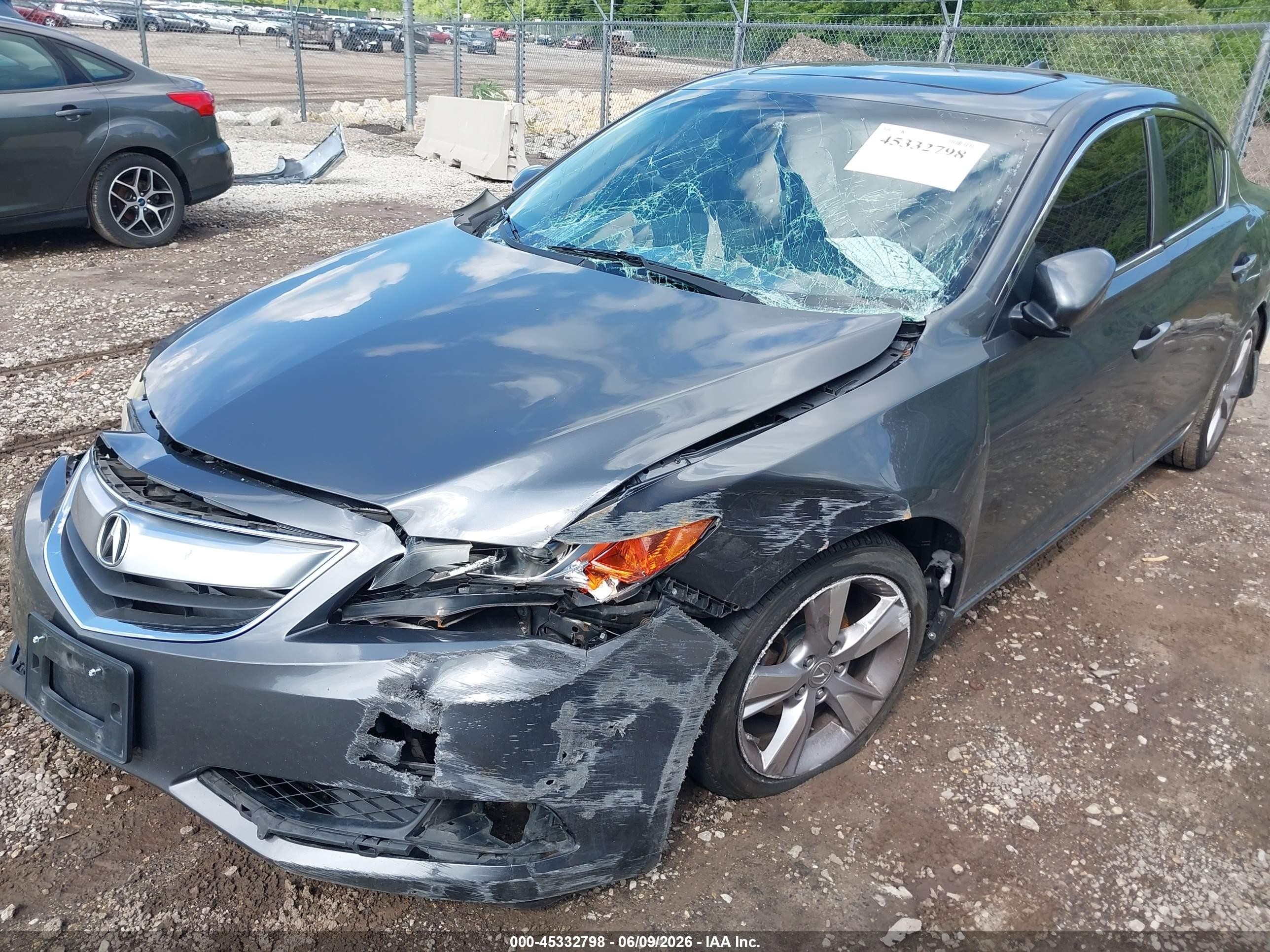2013 Acura Ilx 2.0l Gray vin: 19VDE1F5XDE006048